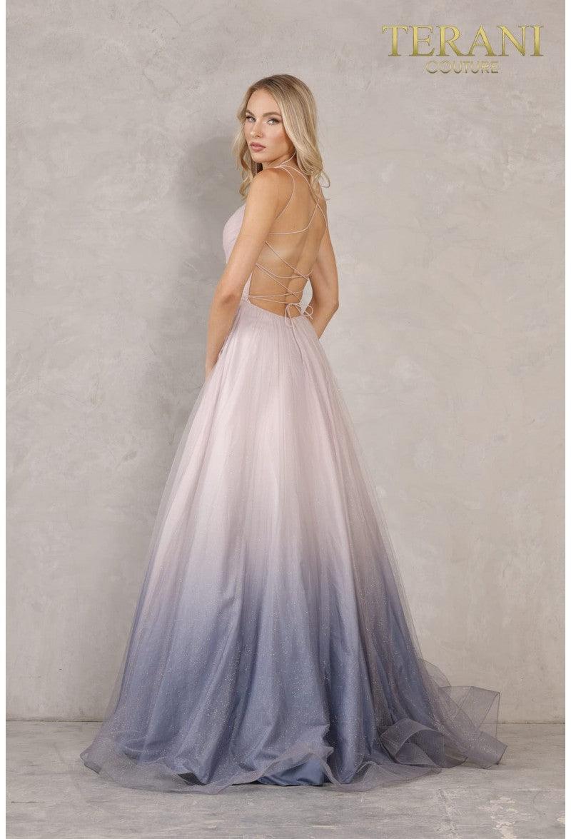 Terani Couture 2111P4114 Spaghetti Strap Long Dress