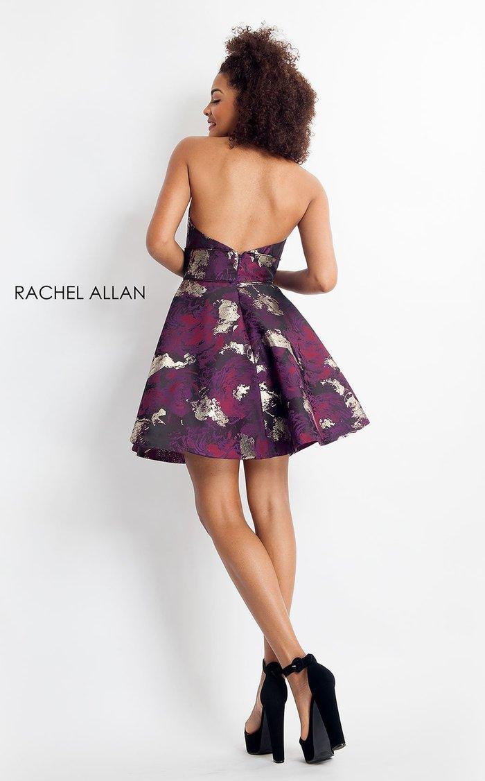 Rachel Allan Short Halter Homecoming Dress 4695