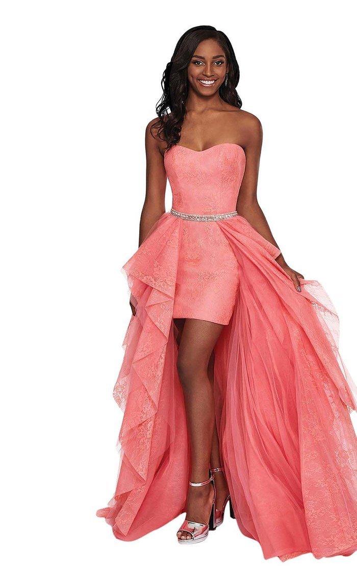 Rachel Allan Prom Strapless High Low Dress Sale