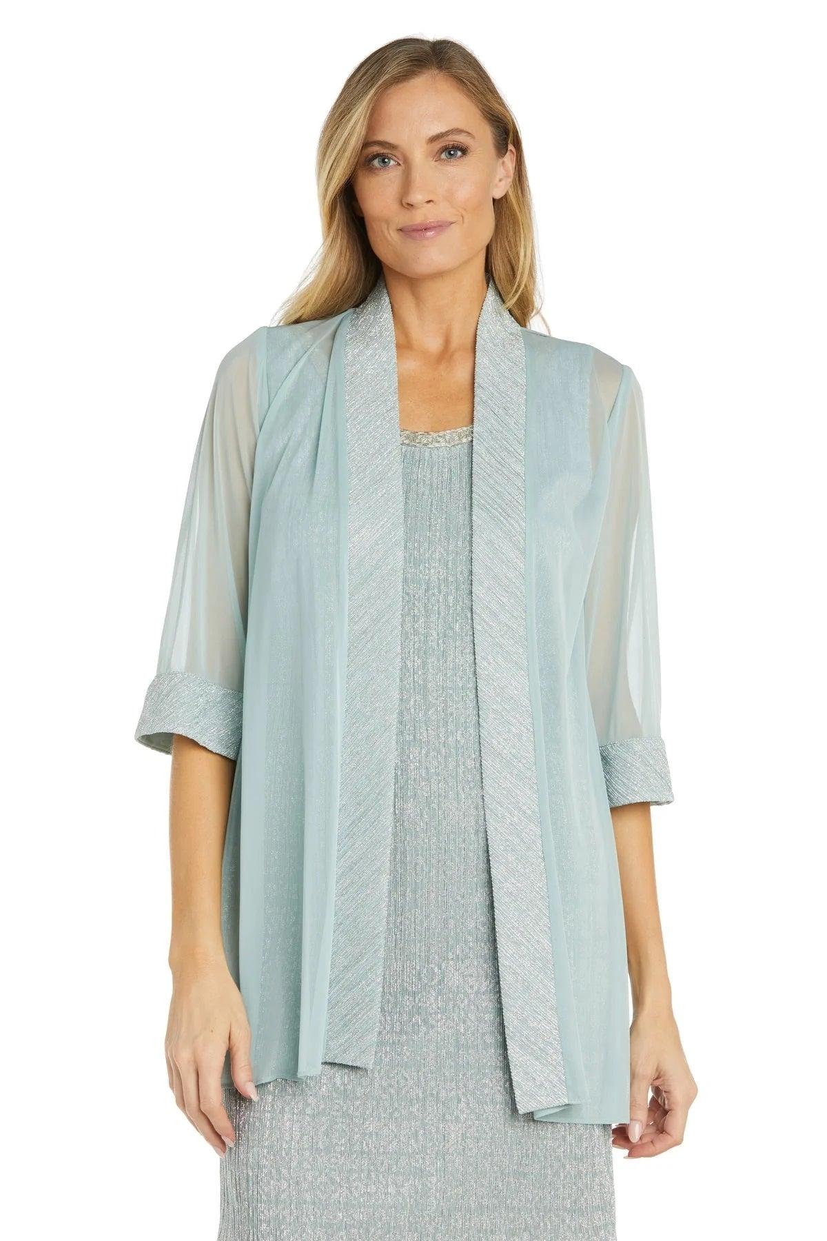 R&M Richards 9256 Short Two Piece Set Jacket Cocktail Dress