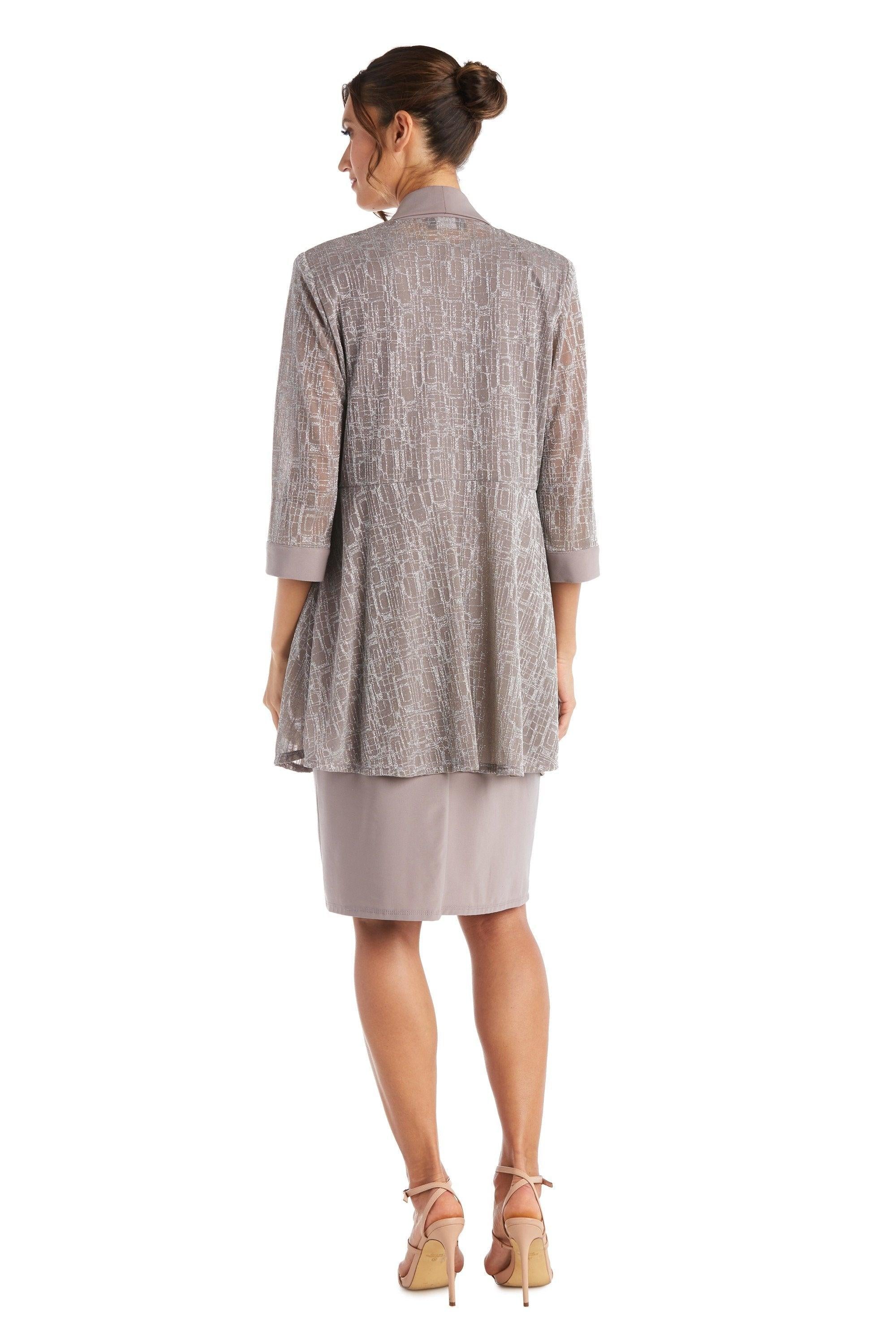 R&M Richards 5823P Short Two Piece Jacket Dress