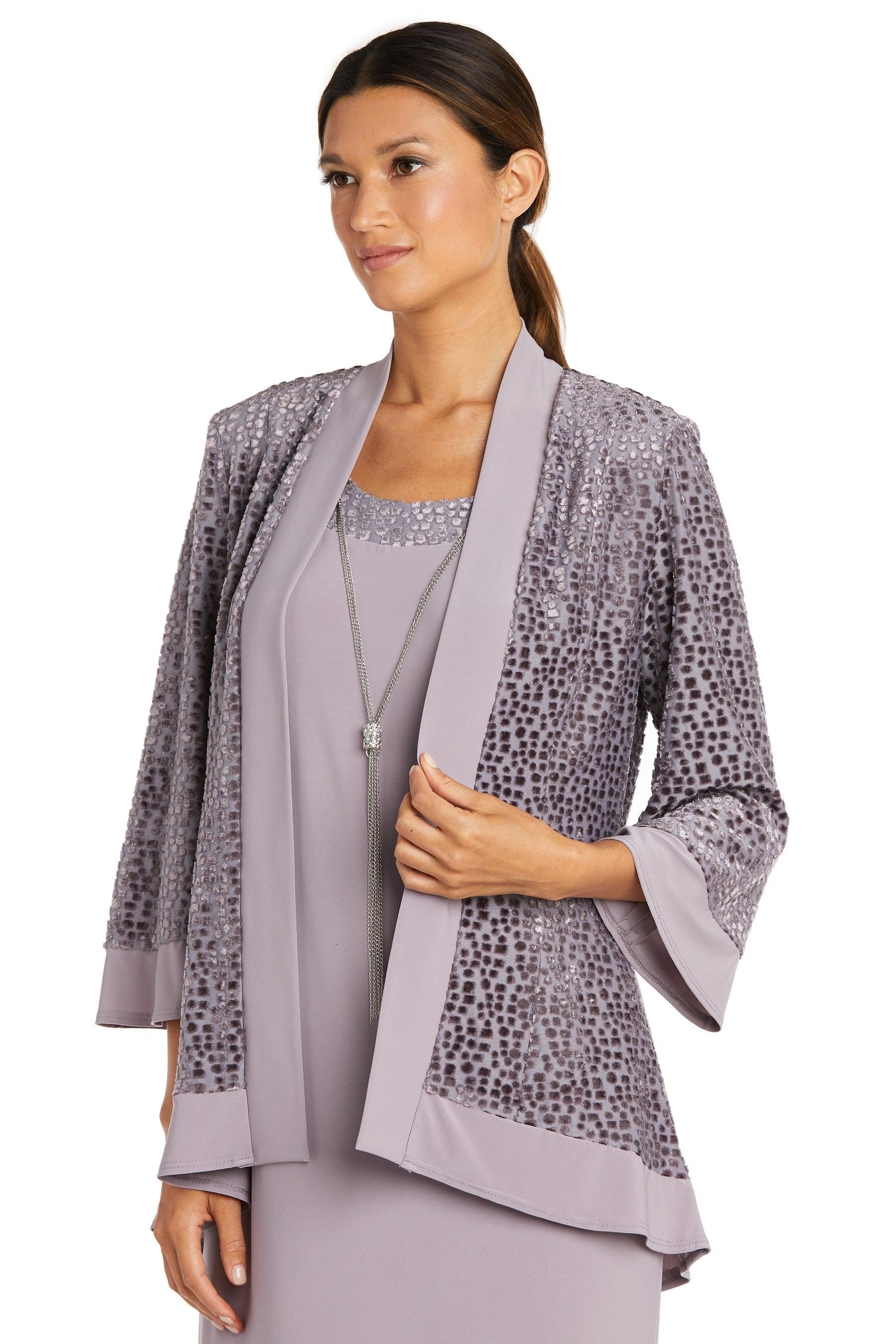 R&M Richards 7597 Short Sleeveless Jacket Dress