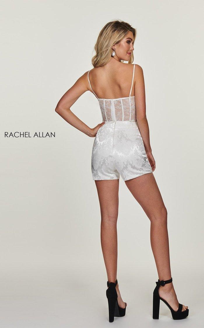Rachel Allan Homecoming Short Romper Jacket 4596