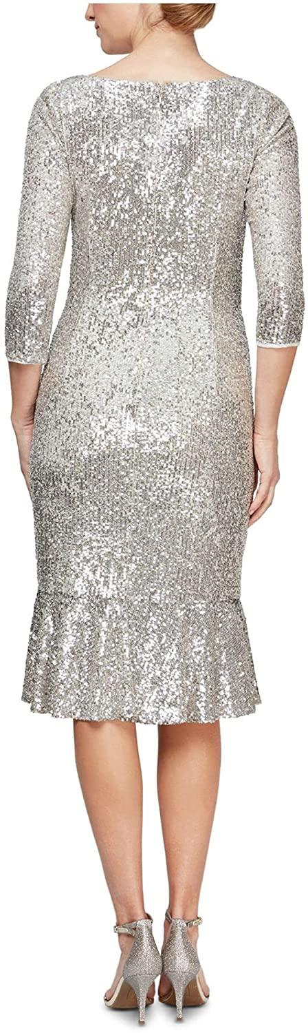Alex Evenings AE8196692 Sequin Party Dress