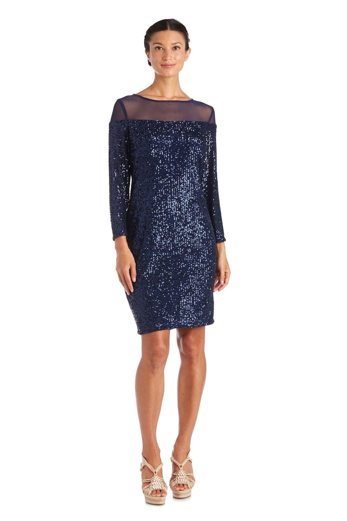 R&M Richards 2428P Short Petite Cocktail Dress