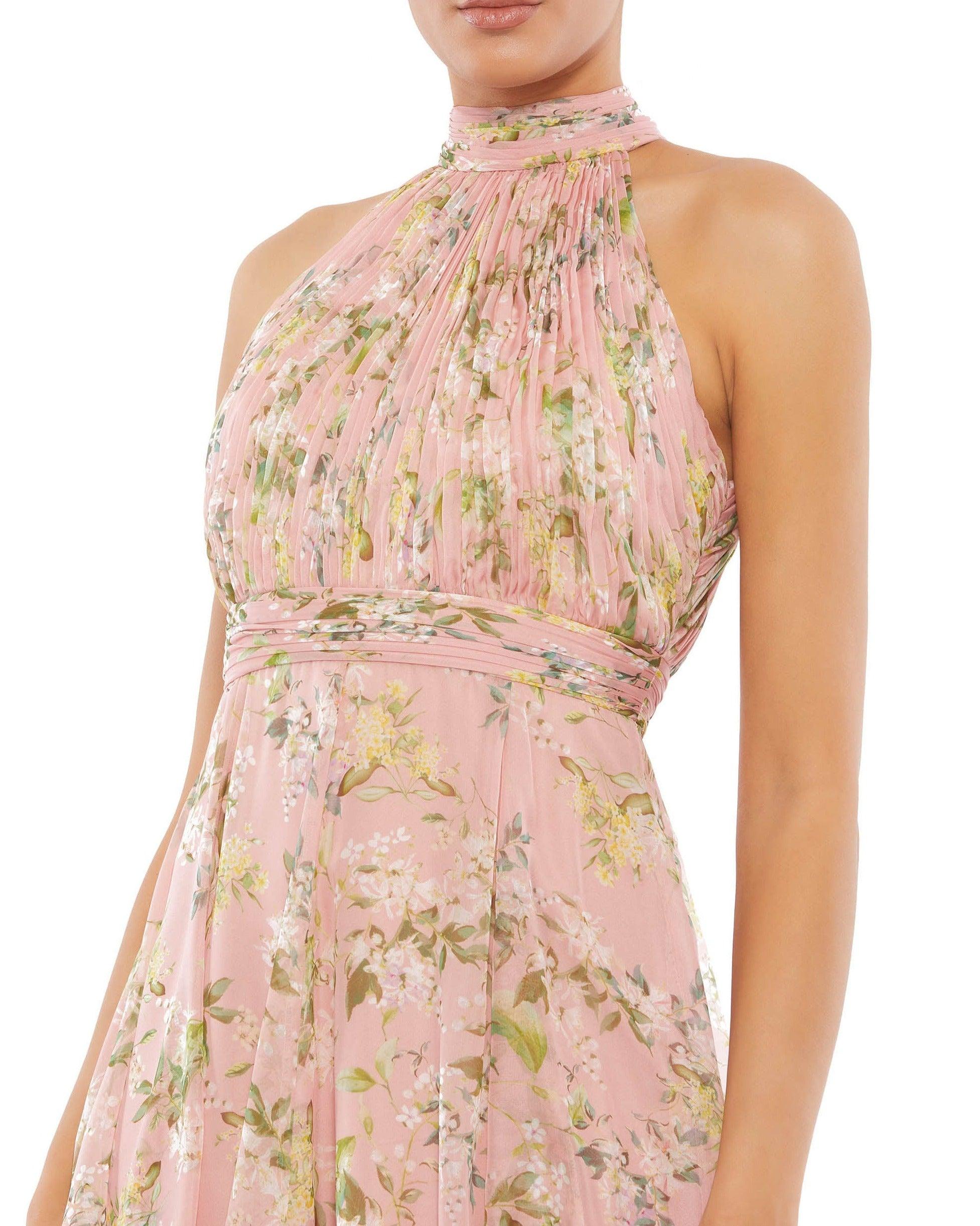 Mac Duggal 55436 Short Floral Print Cocktail Dress