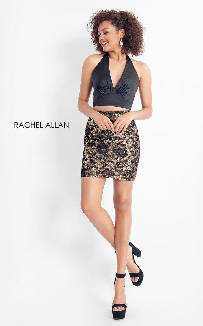 Rachel Allan Short  Two Piece Homecoming Dress 4653