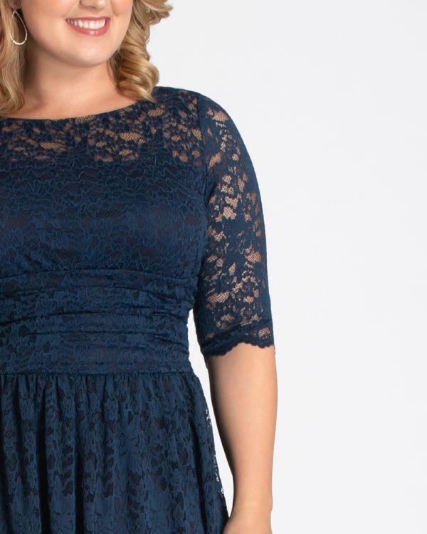 Kiyonna Formal Short Lace Dress