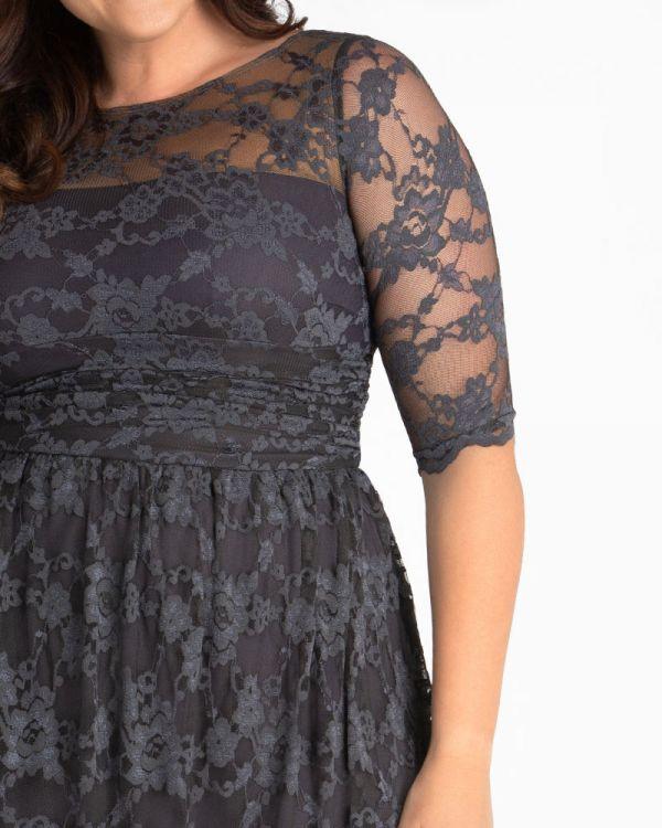 Kiyonna Formal Short Lace Dress