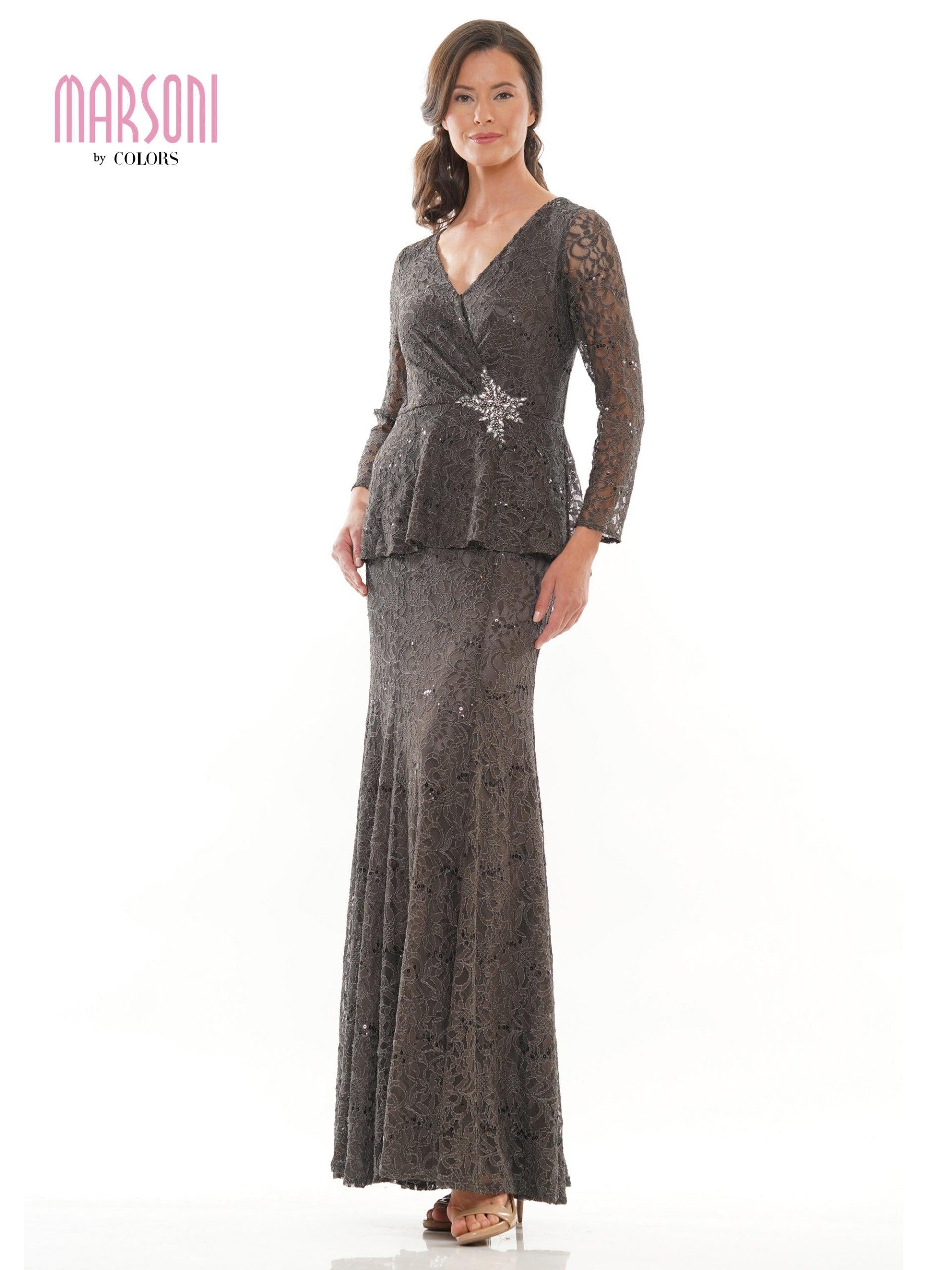 Marsoni Long Mother of the Bride Lace Dress 306