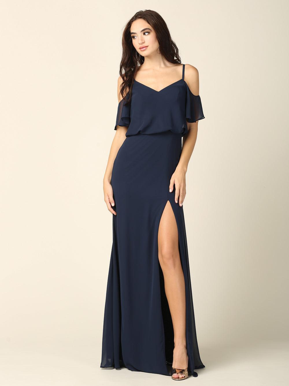 Long Formal Mother of the Bride Chiffon Gown Sale