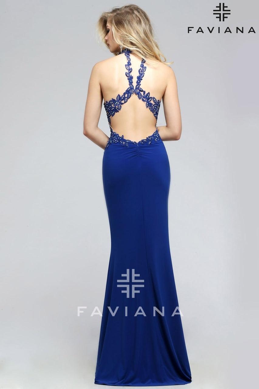 Faviana Sleeveless Long Formal Gown Sale