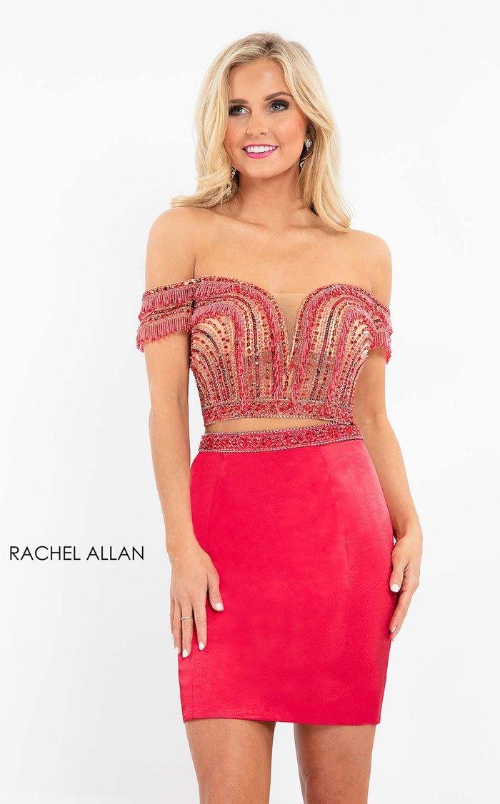 Rachel Allan Short Two Piece Homecoming Dress 4595