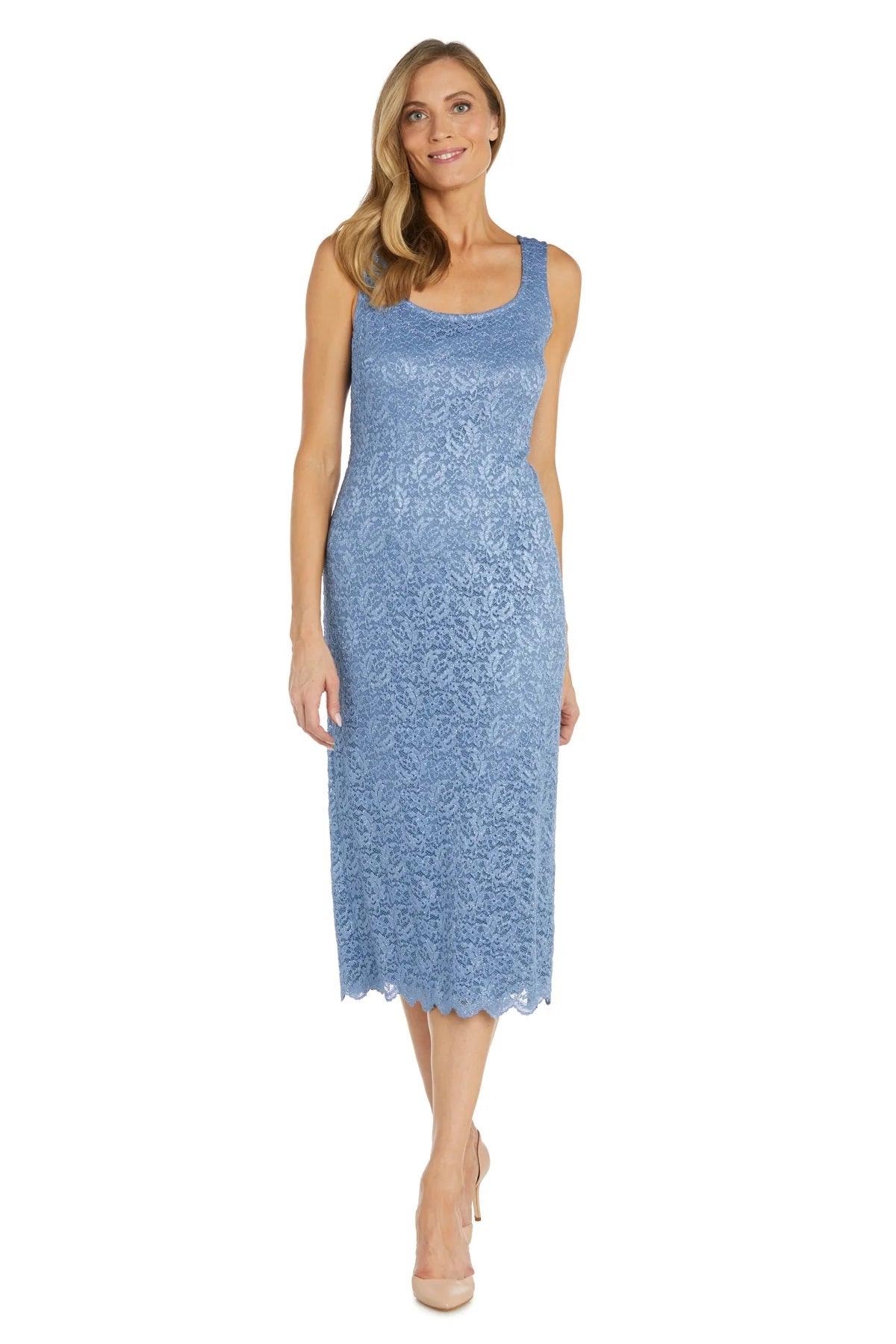 R&M Richards 9285 Mother of the Bride Lace Jacket Midi Dress Sale