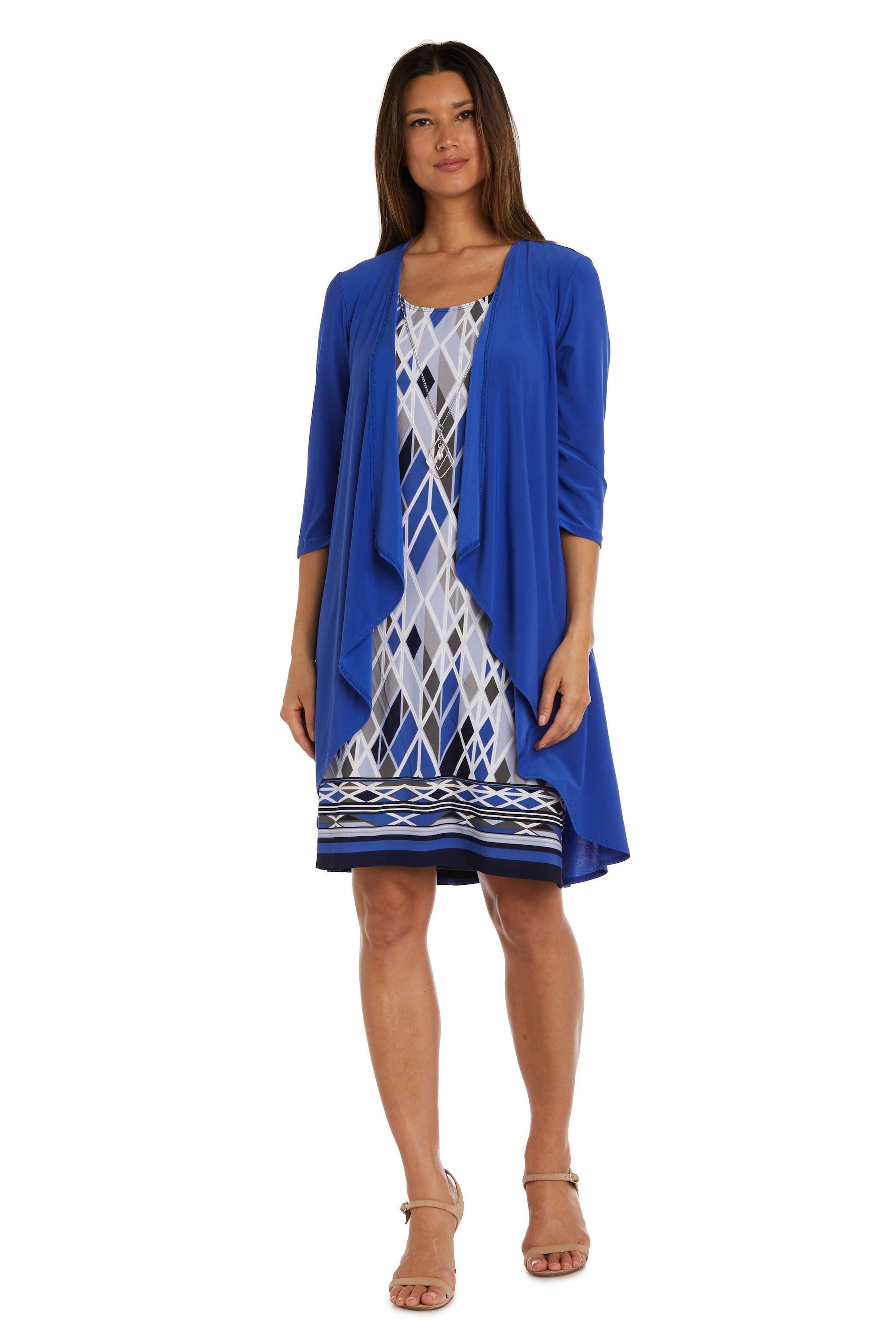 R&M Richards 7987 Short Mother Of The Bride Dress