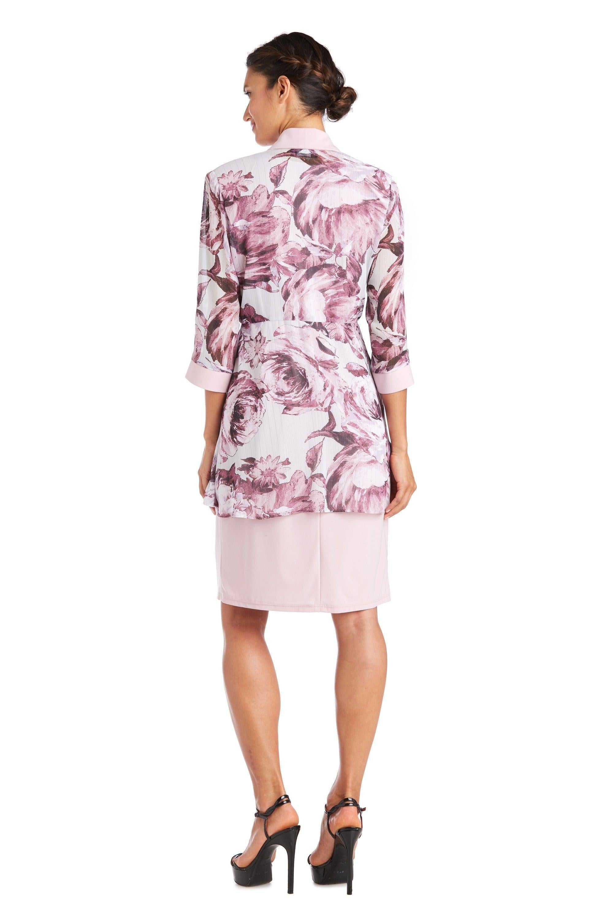 R&M Richards 7279J Short Mother Of The Bride Dress