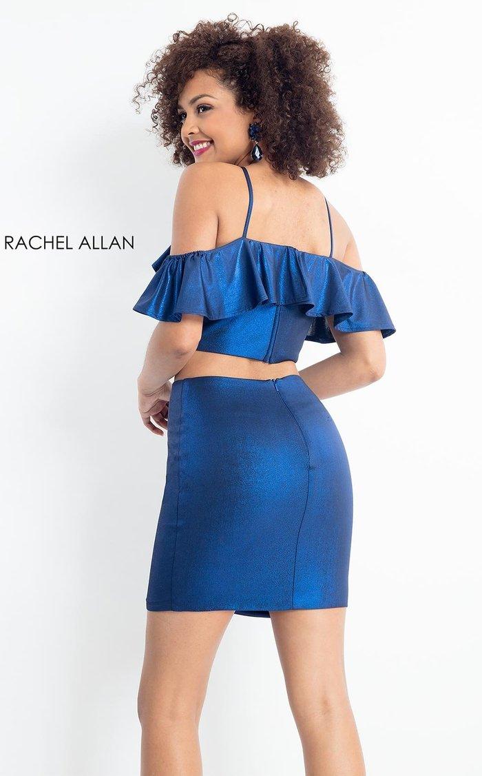 Rachel Allan Two Piece Short Homecoming Dress 4627