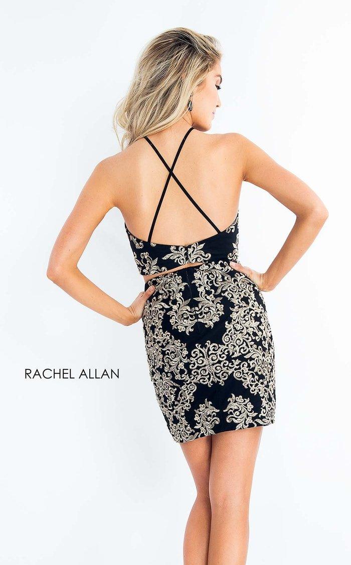 Rachel Allan Two Piece Homecoming Short Dress 4631