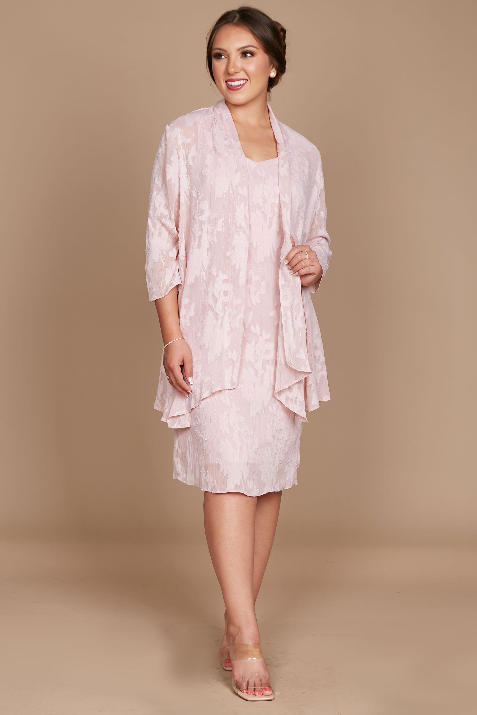 R&M Richards 9458 Short Piece Petite Jacket Dress