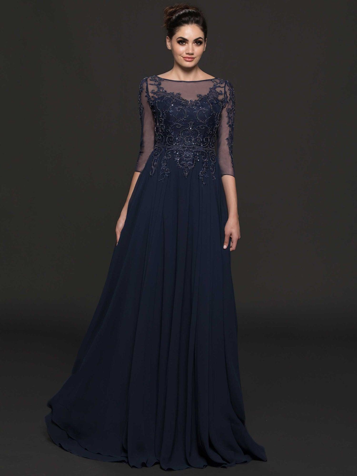 Marsoni Mother of the Bride Chiffon Long Dress 214