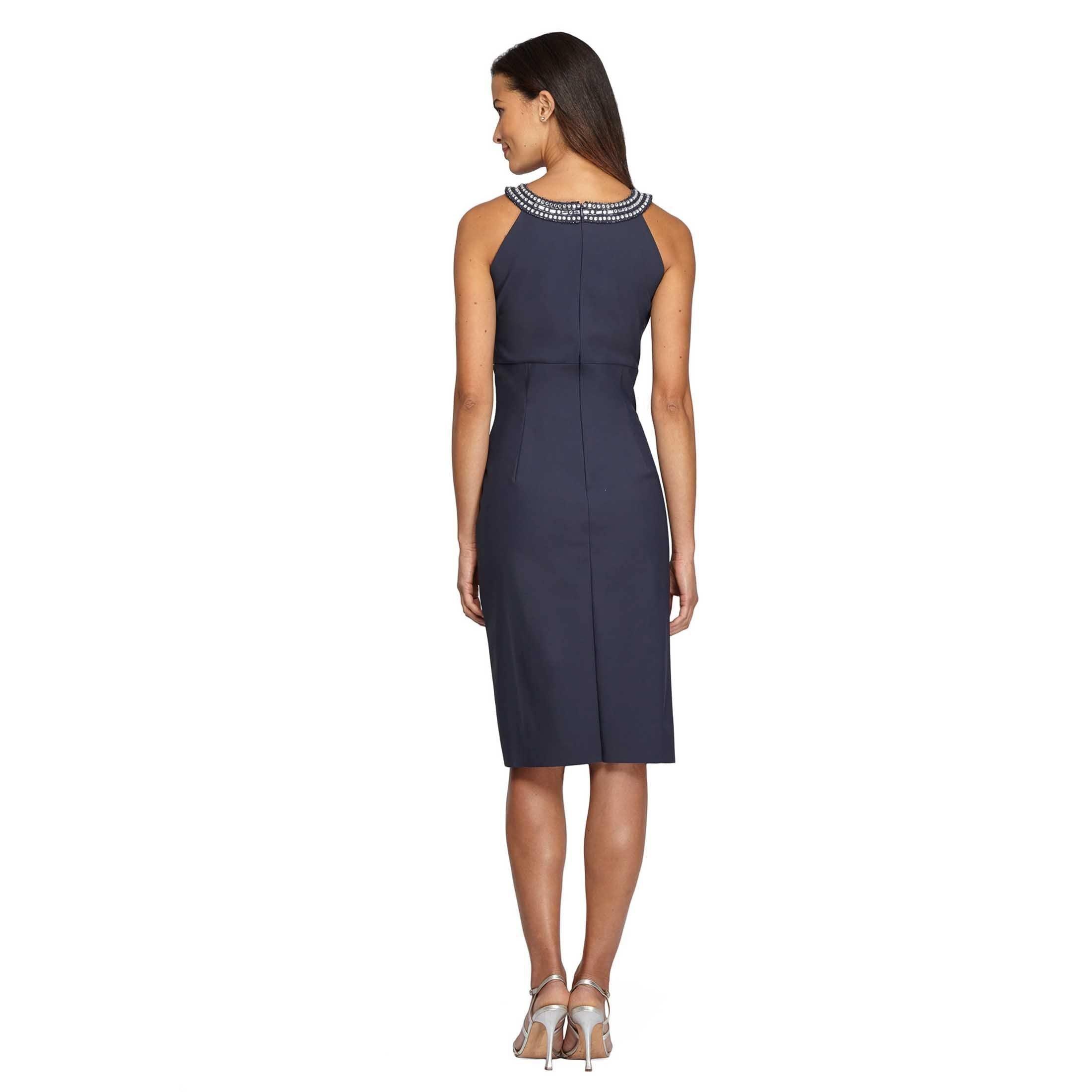 Alex Evenings AE134165 Short Beaded Halter Dress Sale