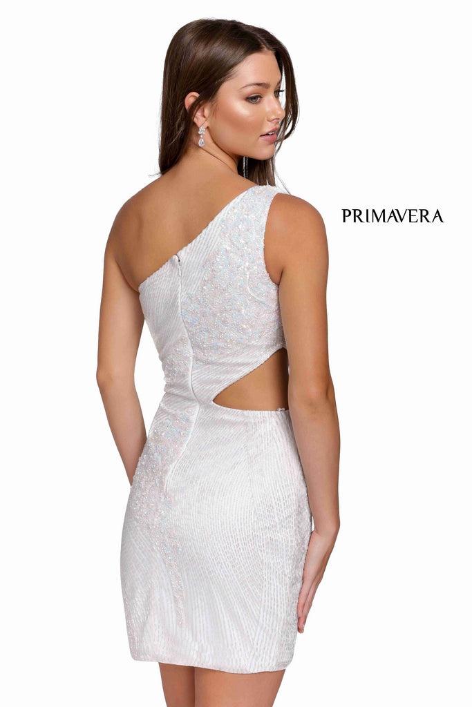 Primavera Couture Prom One Shoulder Short Dress 3840
