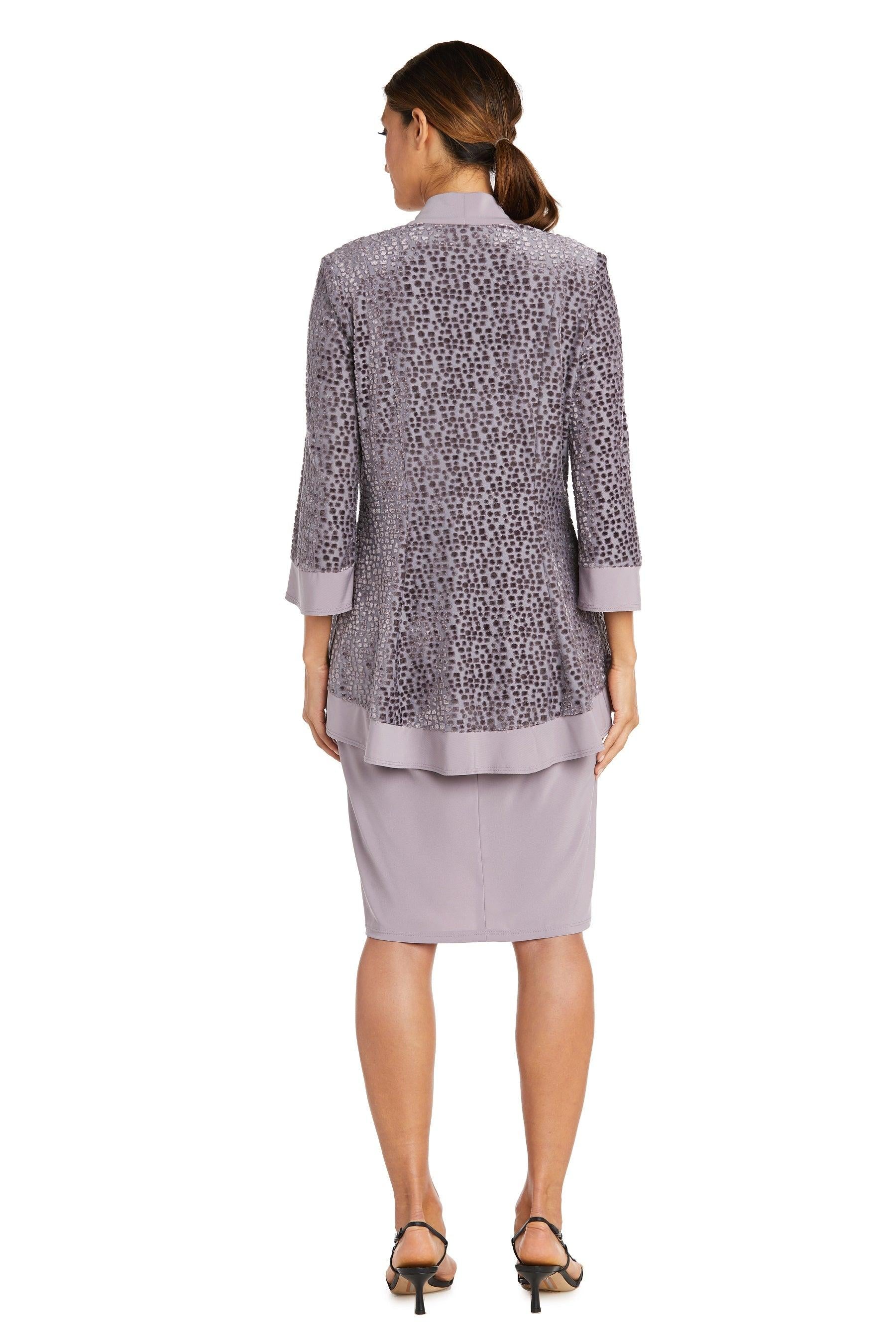 R&M Richards 7597 Short Sleeveless Jacket Dress