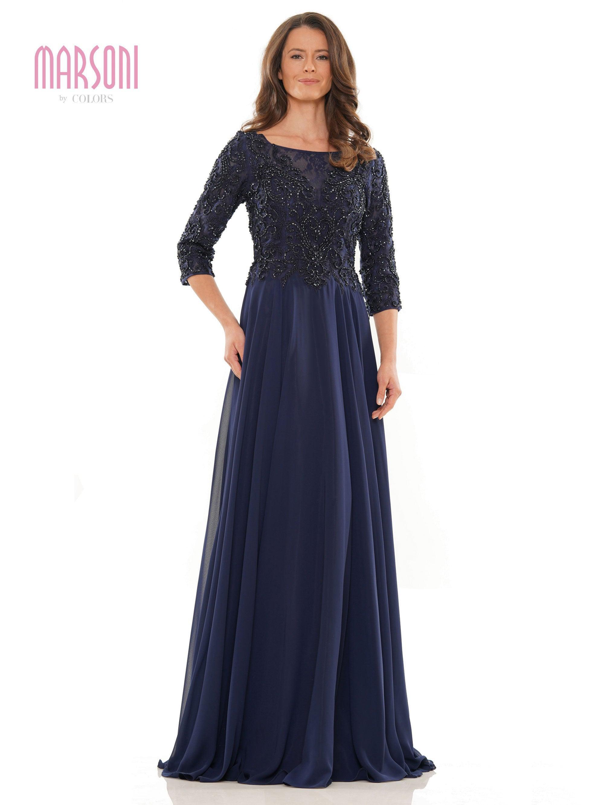 Marsoni Mother of the Bride A Line Long Dress Sale 1052