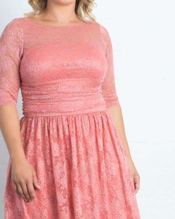 Kiyonna Formal Short Lace Dress