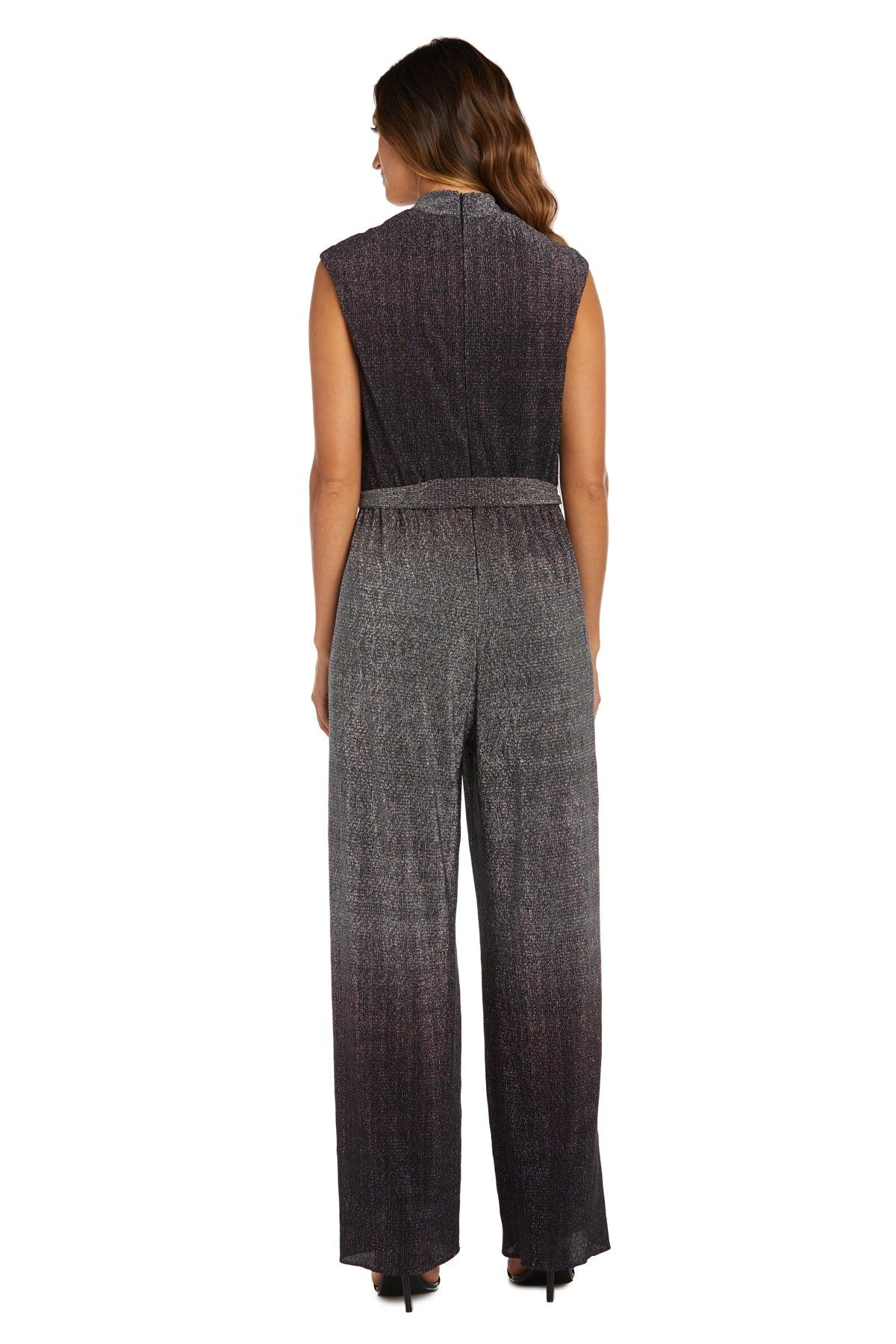 R&M Richards 9110P Long Formal Ombre Jumpsuit