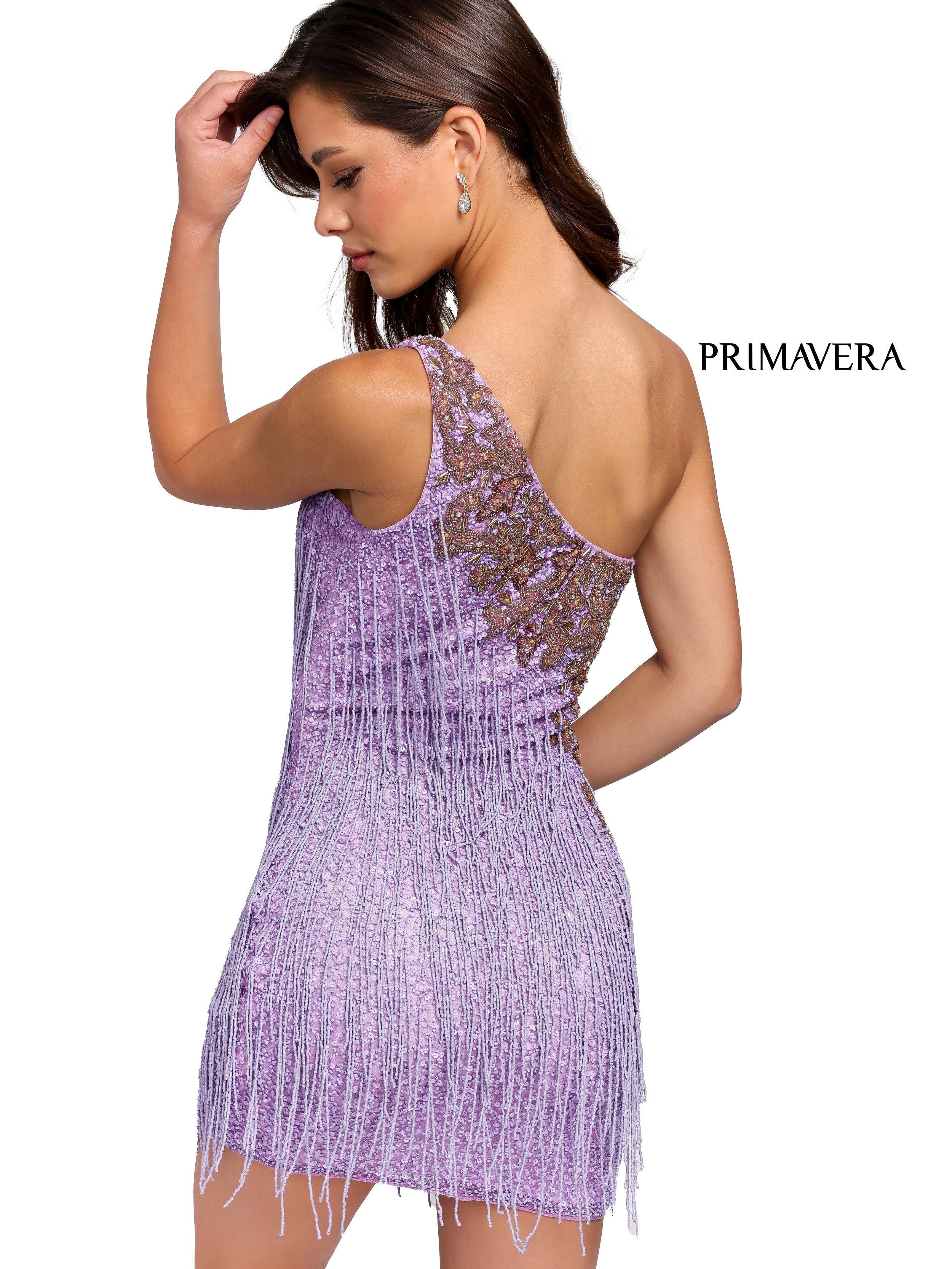Primavera Couture Short Sequins Prom Dress 3556