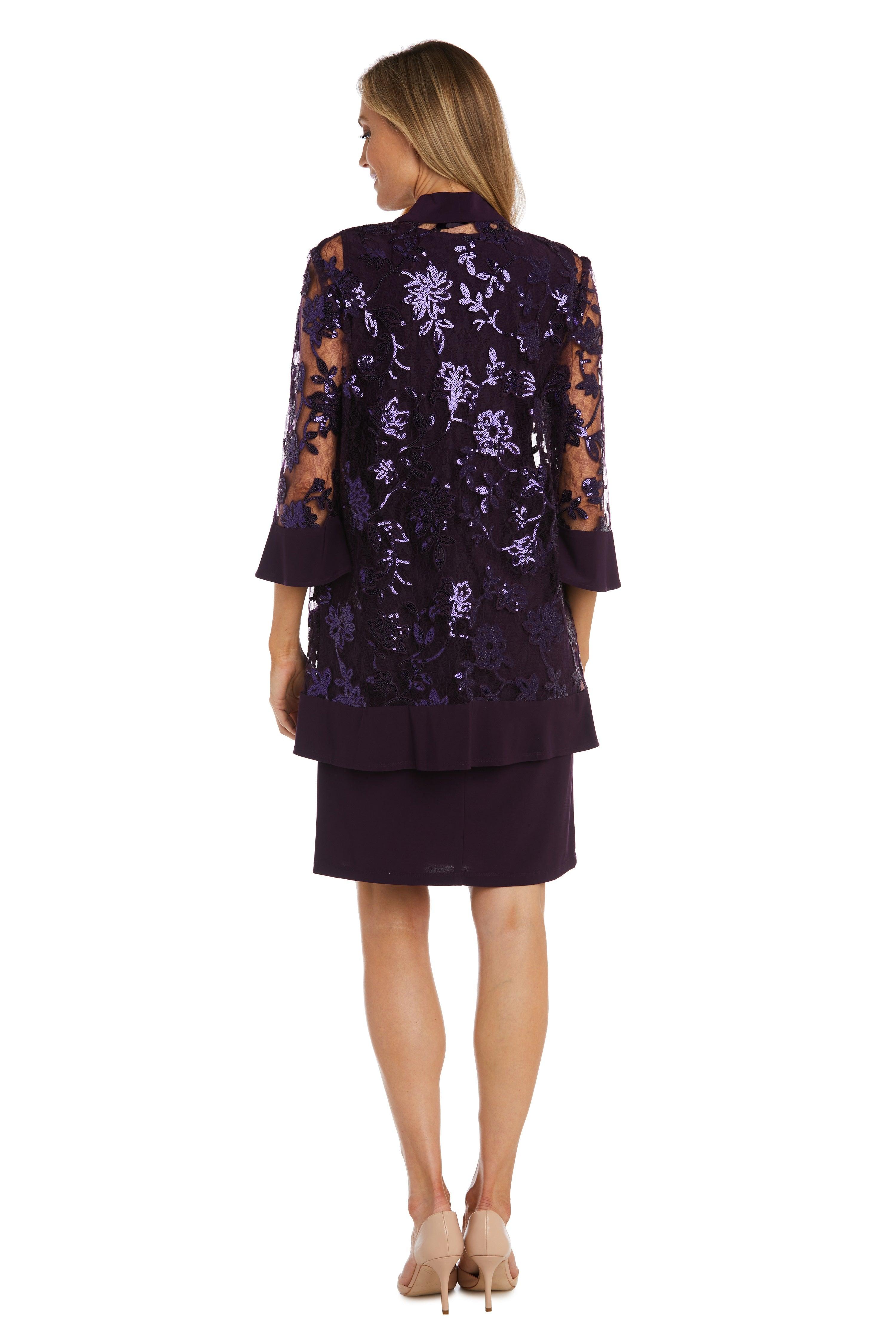 R&M Richards 2766 Short Two Piece Jacket Dress