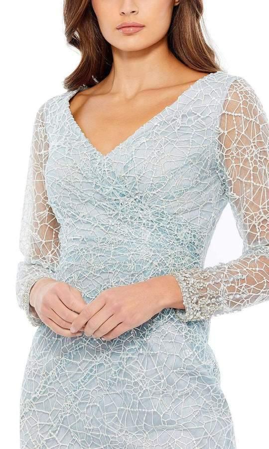 Mac Duggal 12408 Long Sleeve Cocktail Lace Dress Sale
