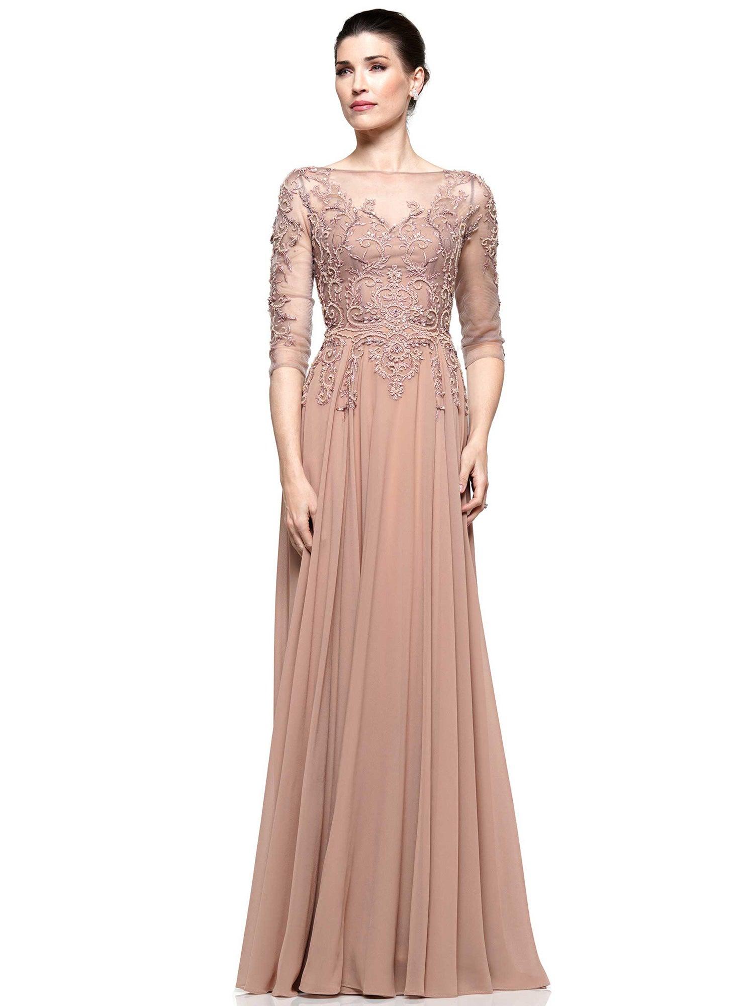 Marsoni Mother of the Bride Chiffon Long Dress 214