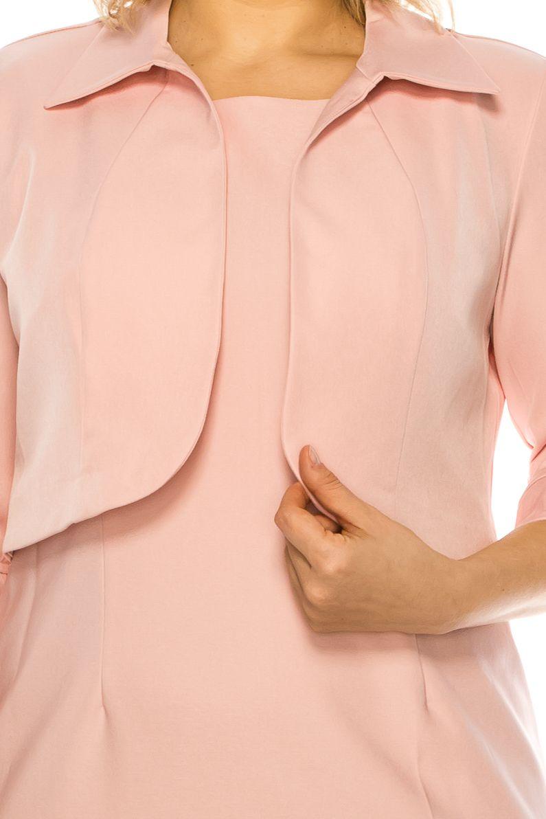 Maya Brooke Short Long Sleeve Jacket Dress 26921X