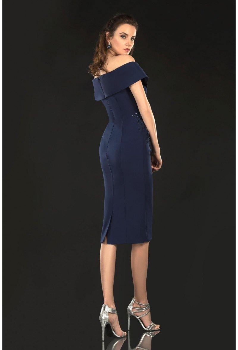 Terani Couture 2021C2625 Short One Shoulder Beaded Dress