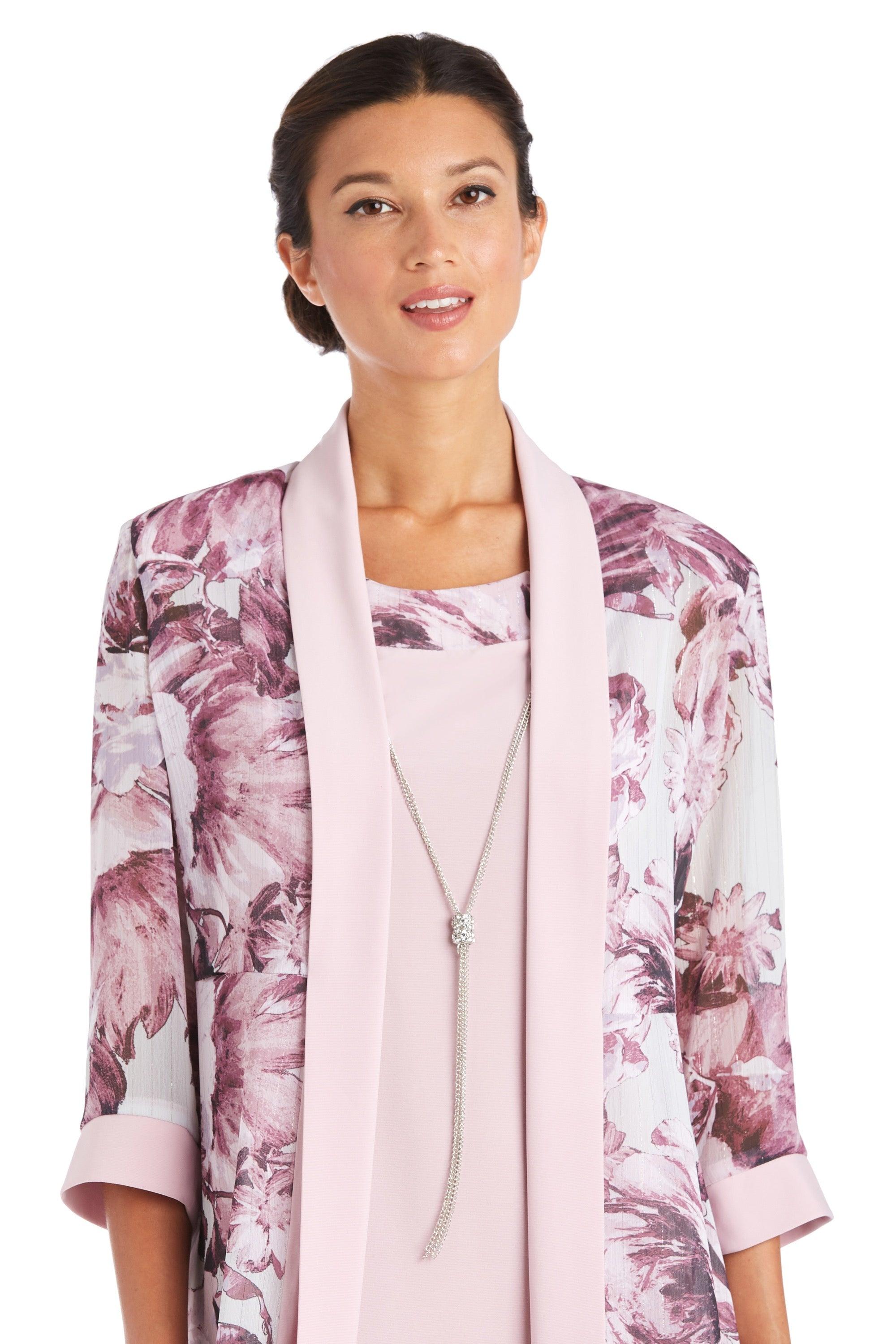 R&M Richards 7279J Short Mother Of The Bride Dress