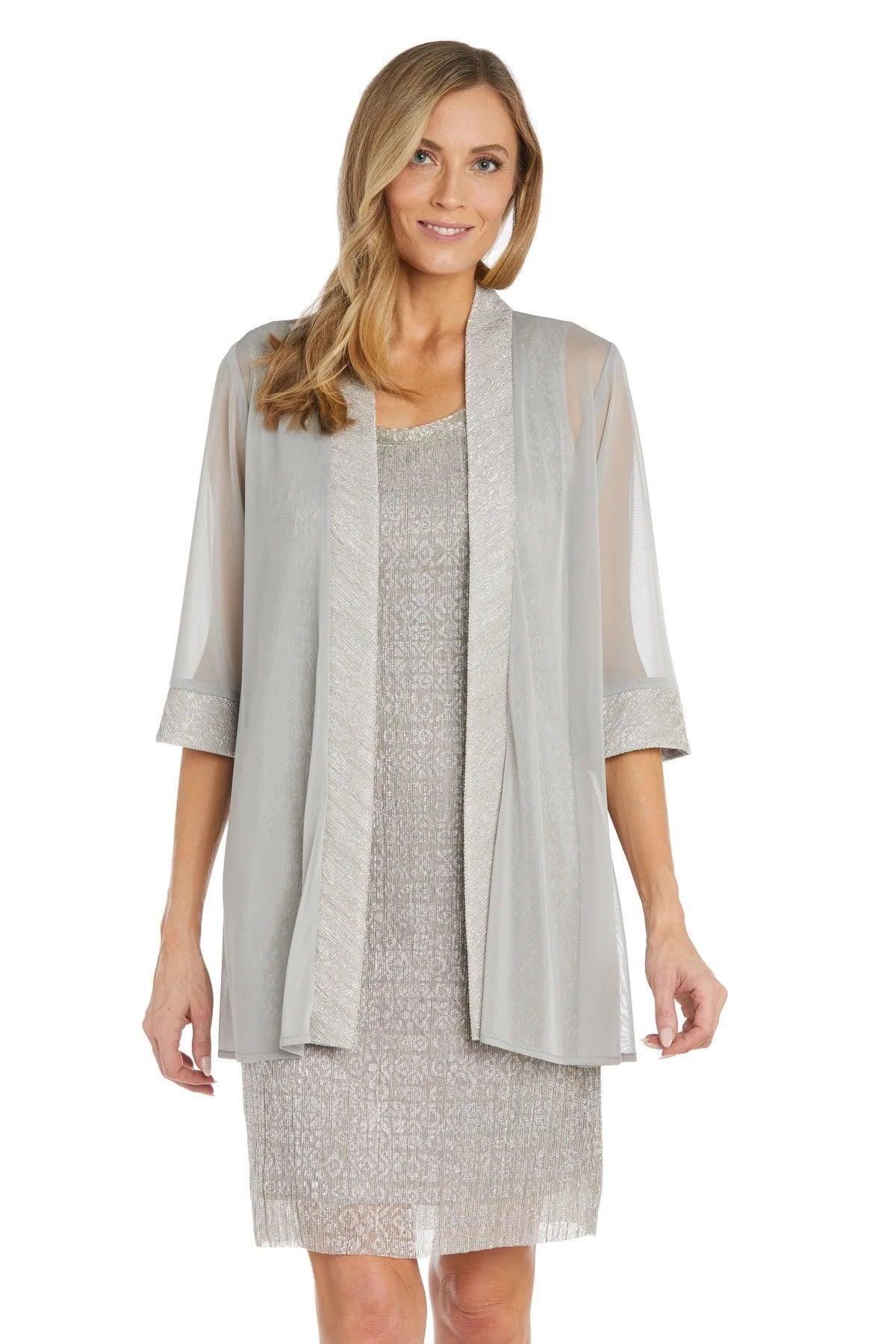 R&M Richards 9256P Short Two Piece Petite Jacket Dress