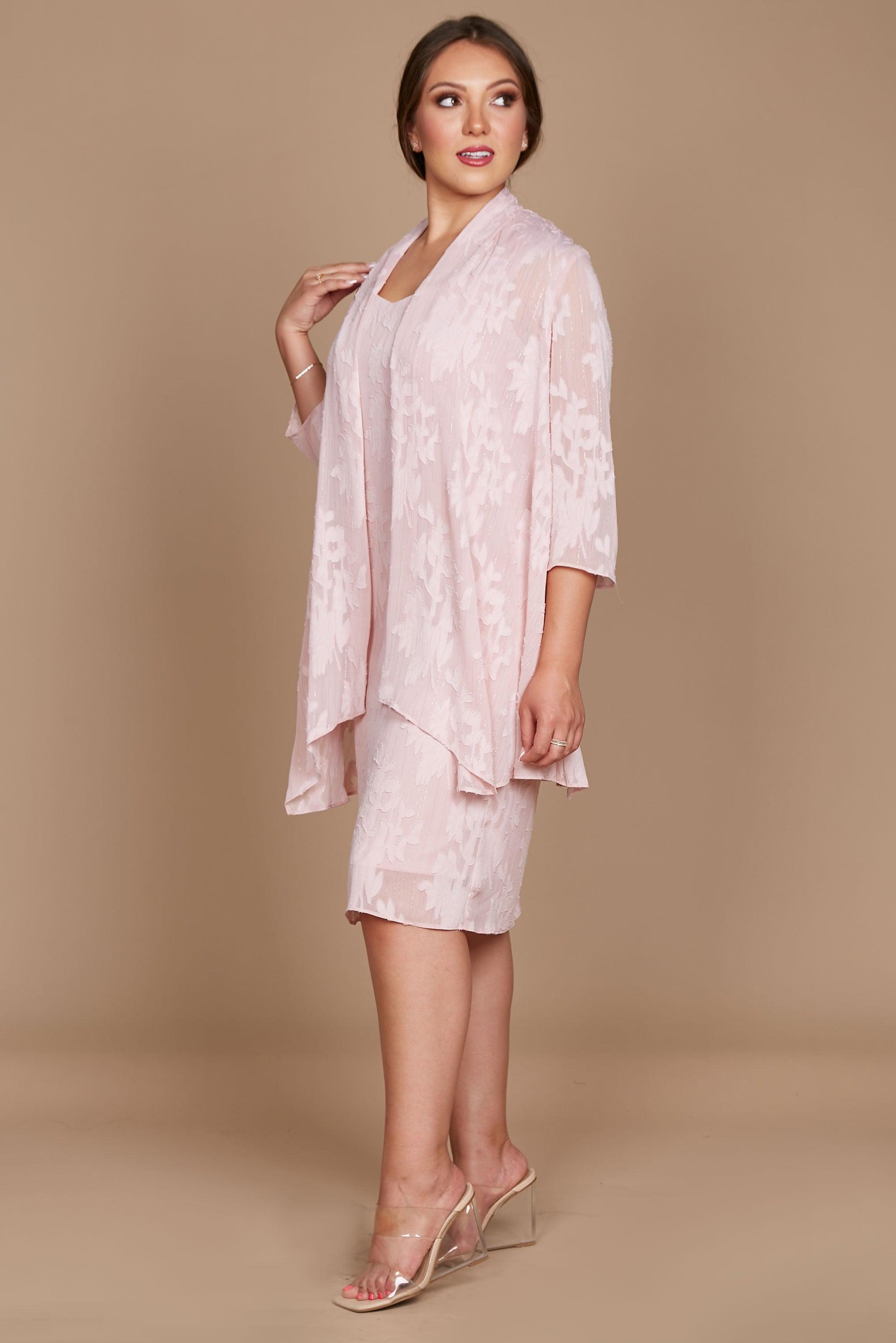 R&M Richards 9458 Short Piece Petite Jacket Dress