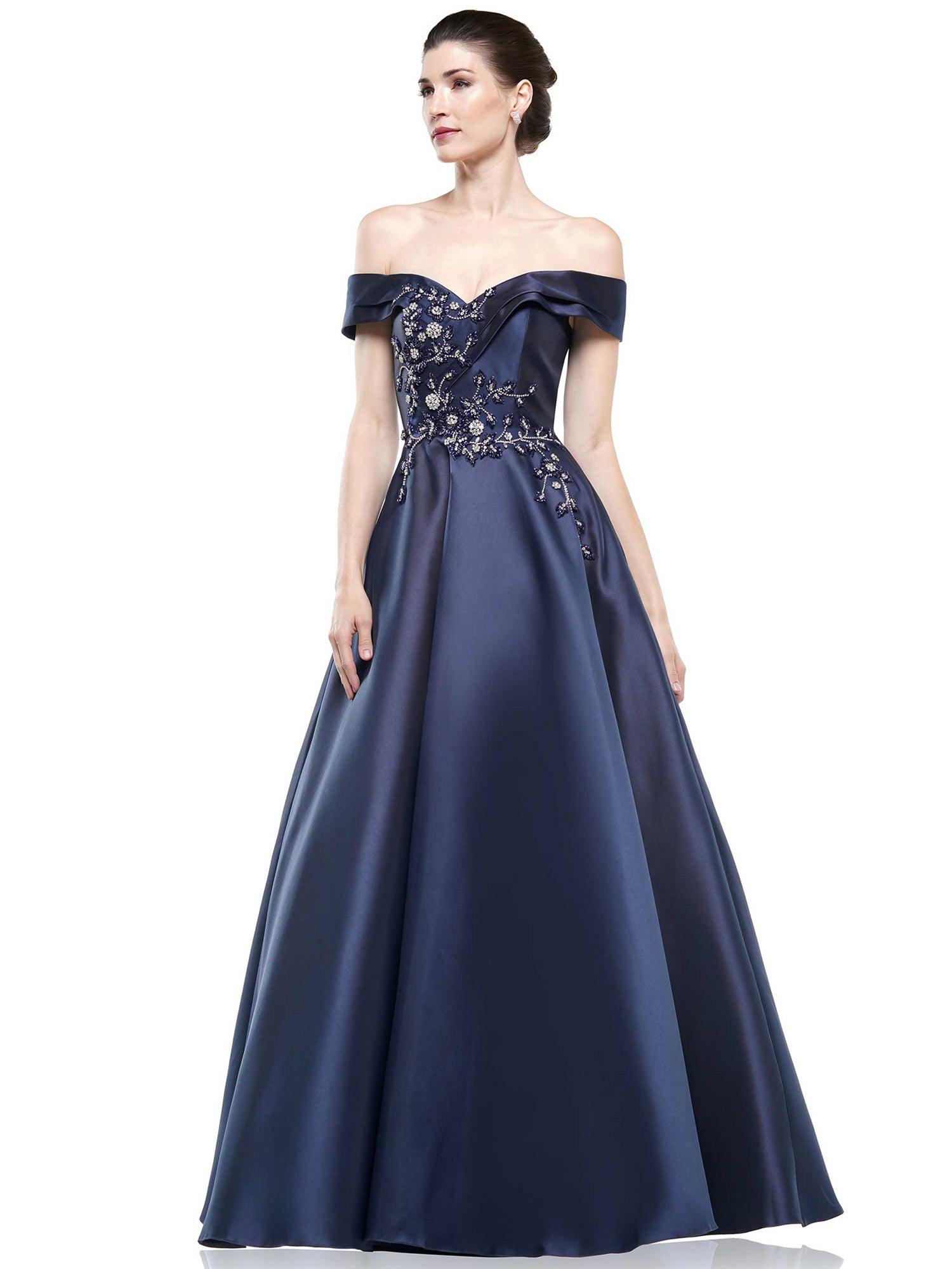 Marsoni Long Off Shoulder Ball Gown 1008