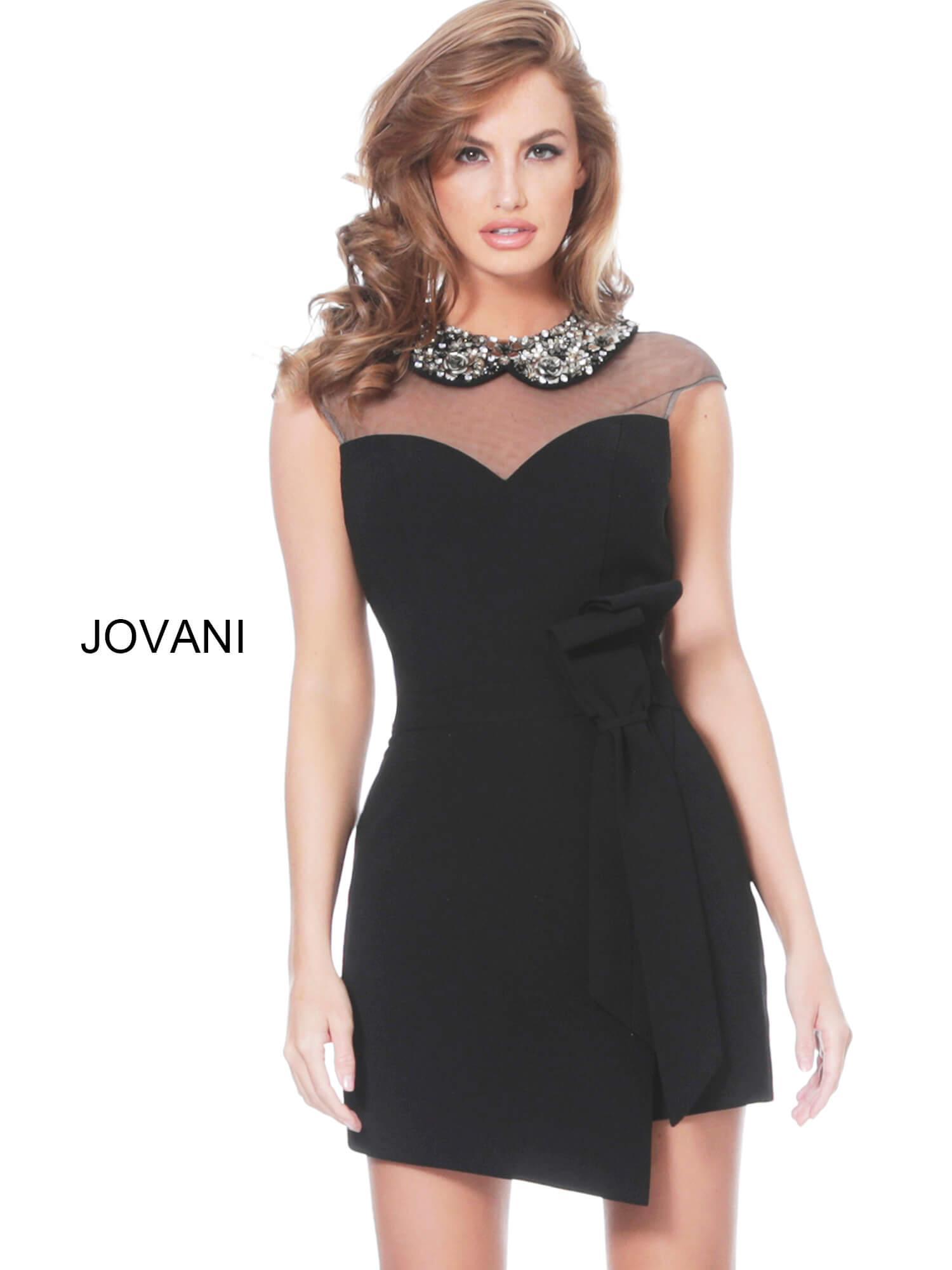 Jovani 03660 Sleeveless Short Dress