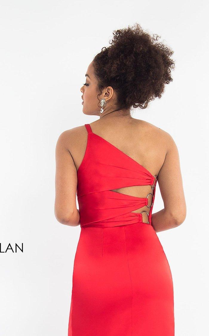 Rachel Allan Short One Shoulder Formal Dress L1173