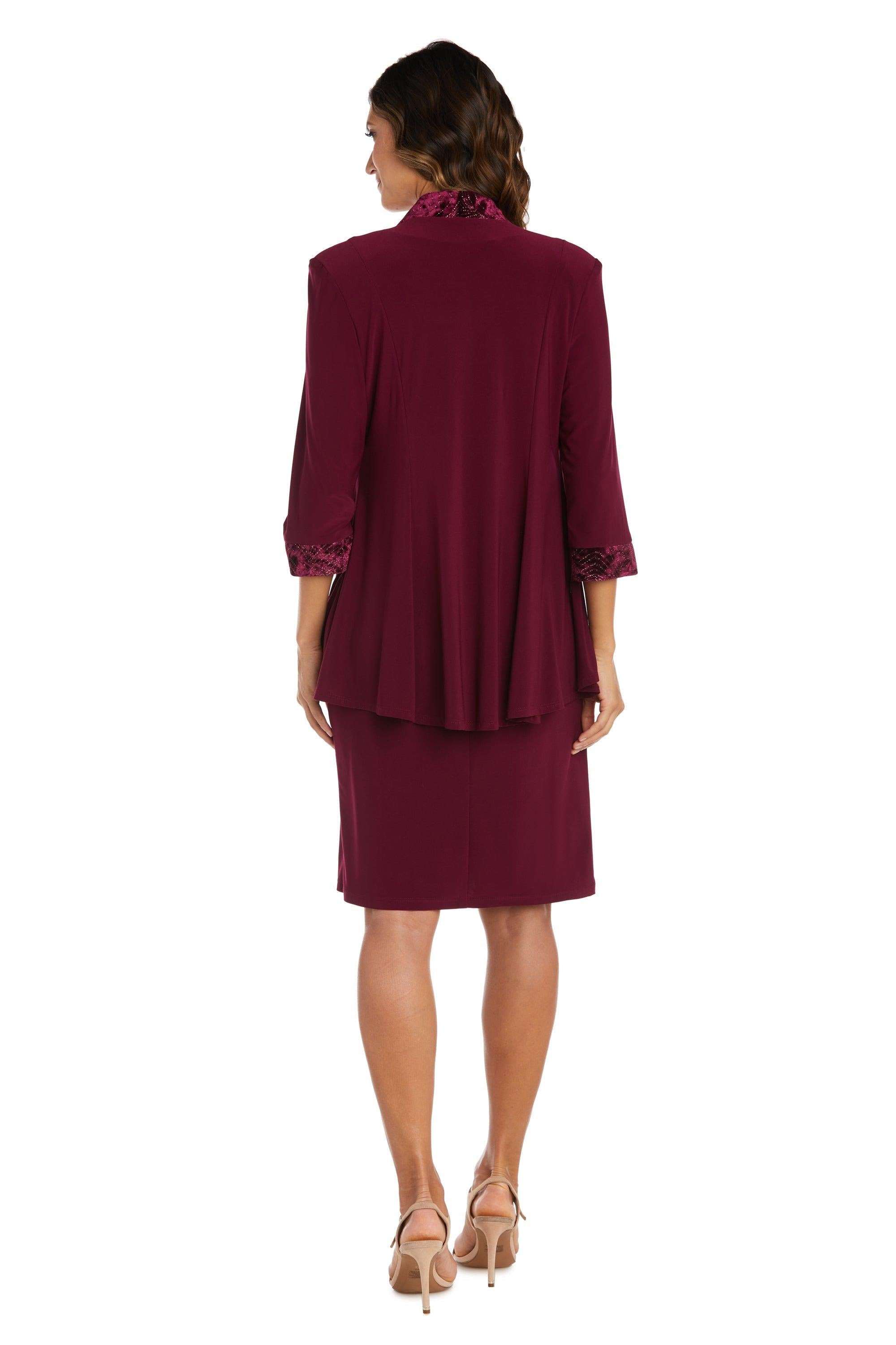 R&M Richards 9205P Short Two Piece Petite Dress