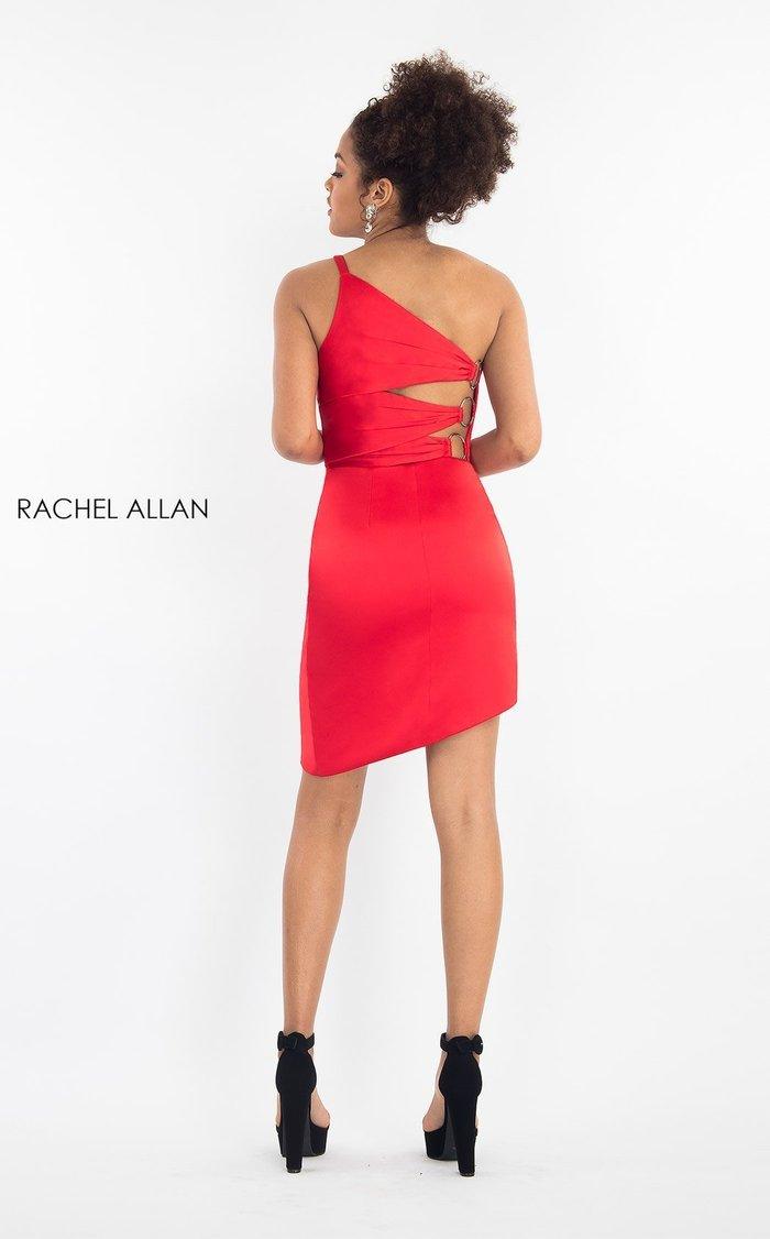 Rachel Allan Short One Shoulder Formal Dress L1173