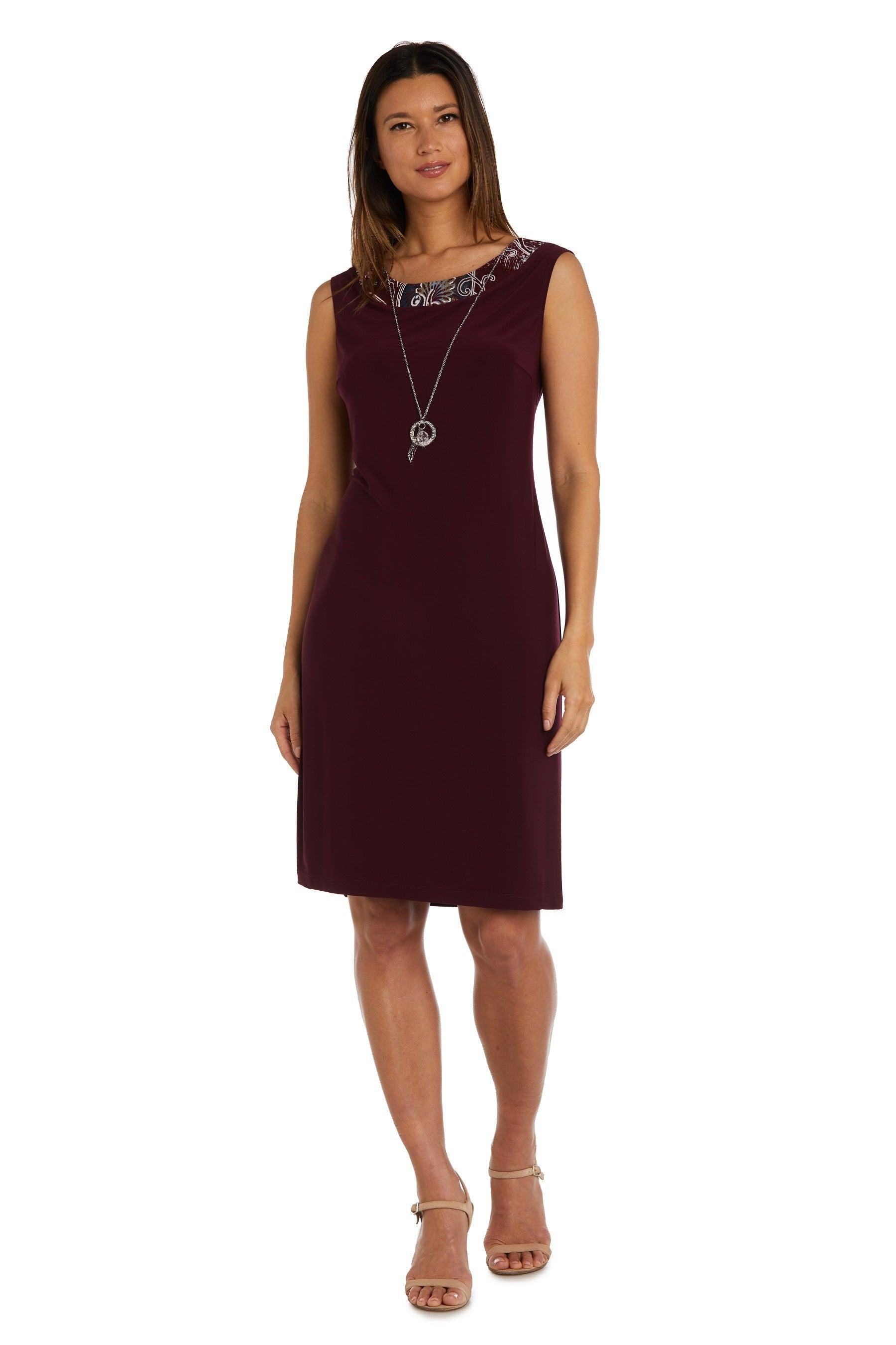 R&M Richards 9187P Short Petite Piece Jacket Dress