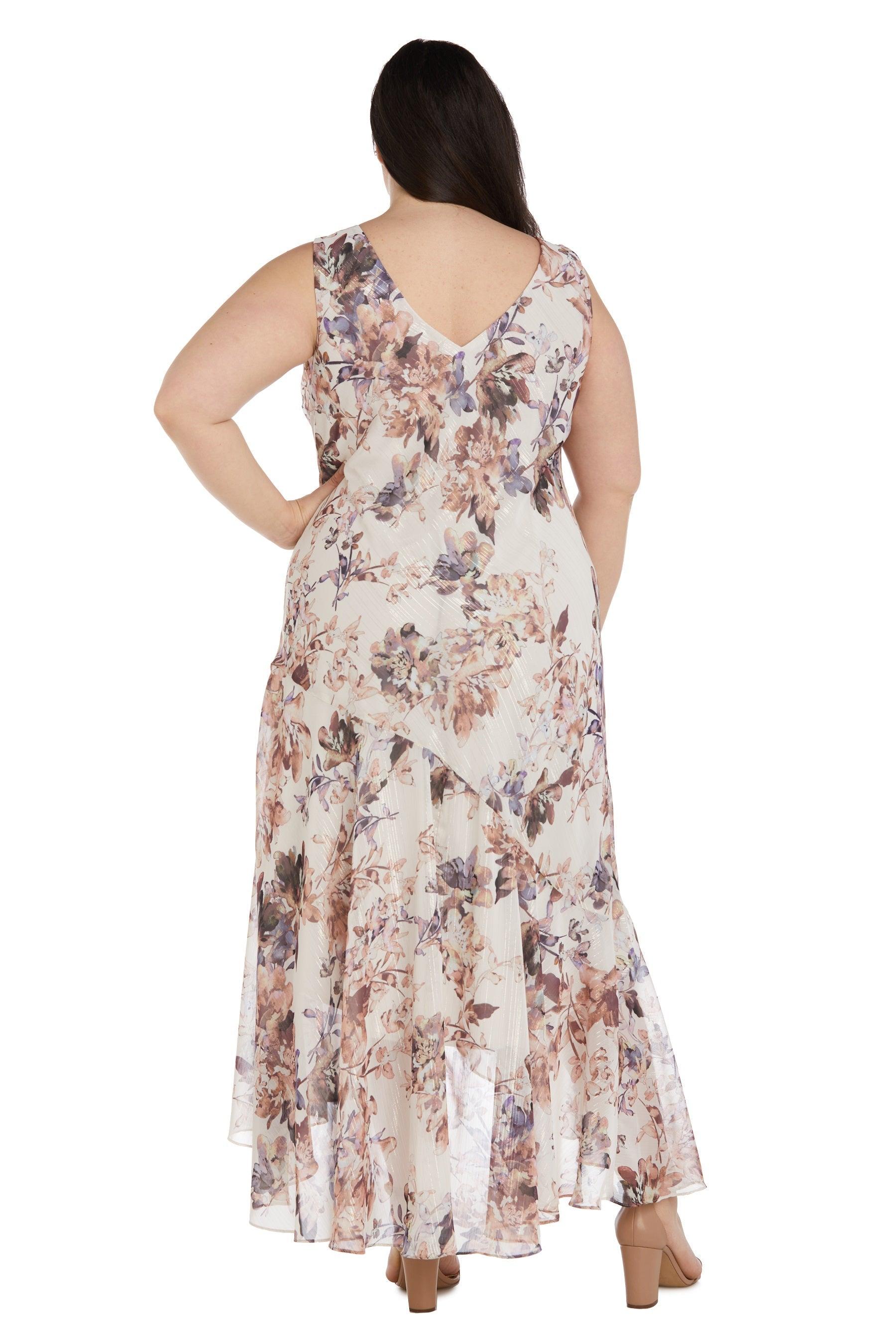 R&M Richards 9206W Piece High Low Plus Size Dress