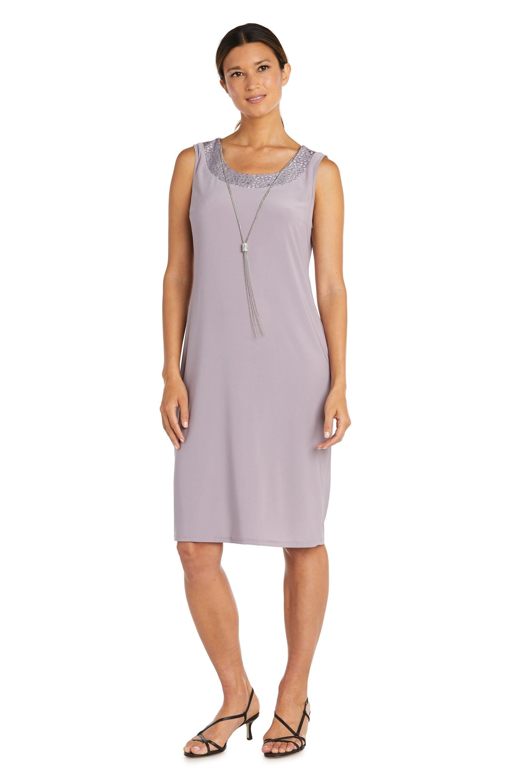 R&M Richards 7597 Short Sleeveless Jacket Dress
