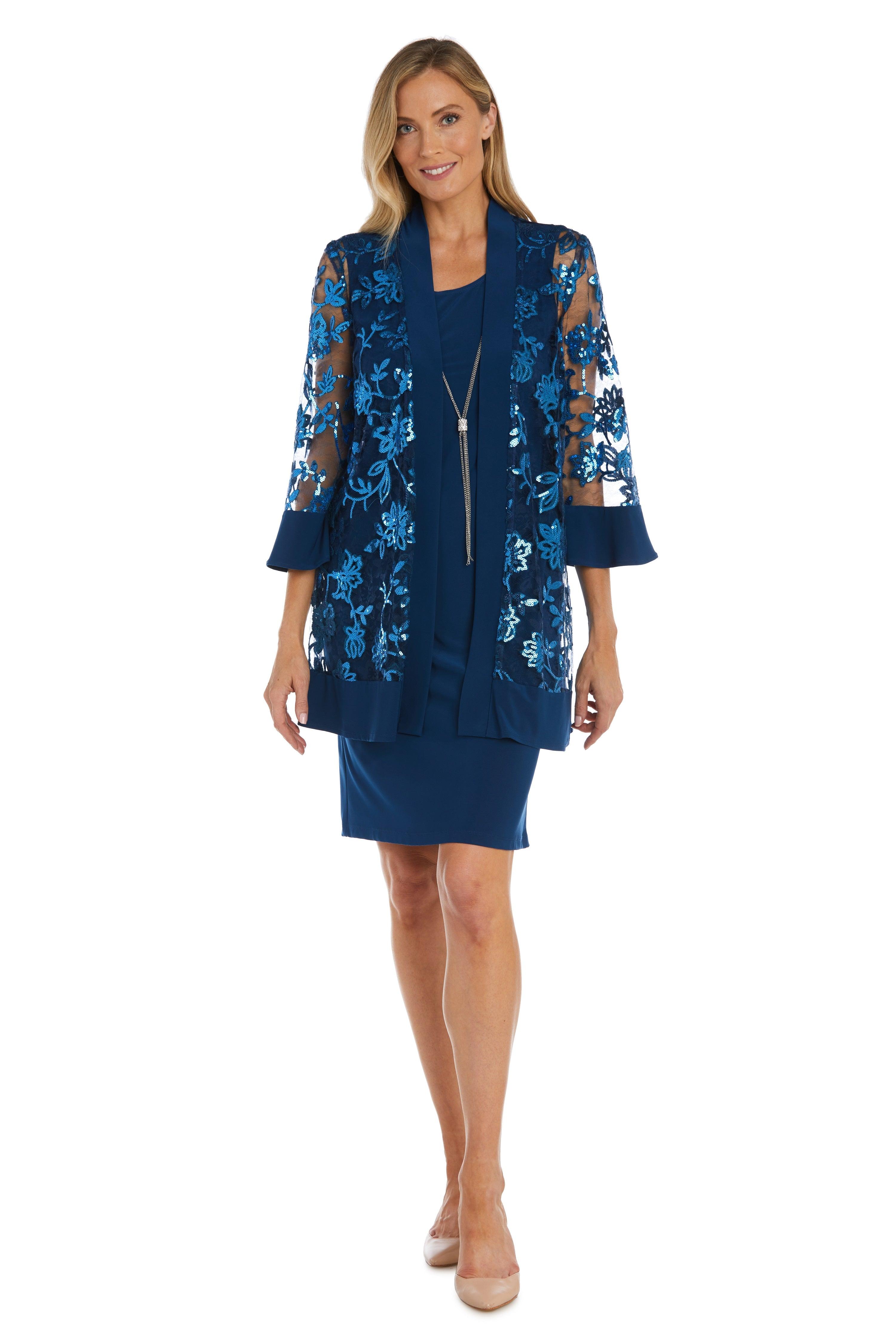 R&M Richards 2766 Short Two Piece Jacket Dress