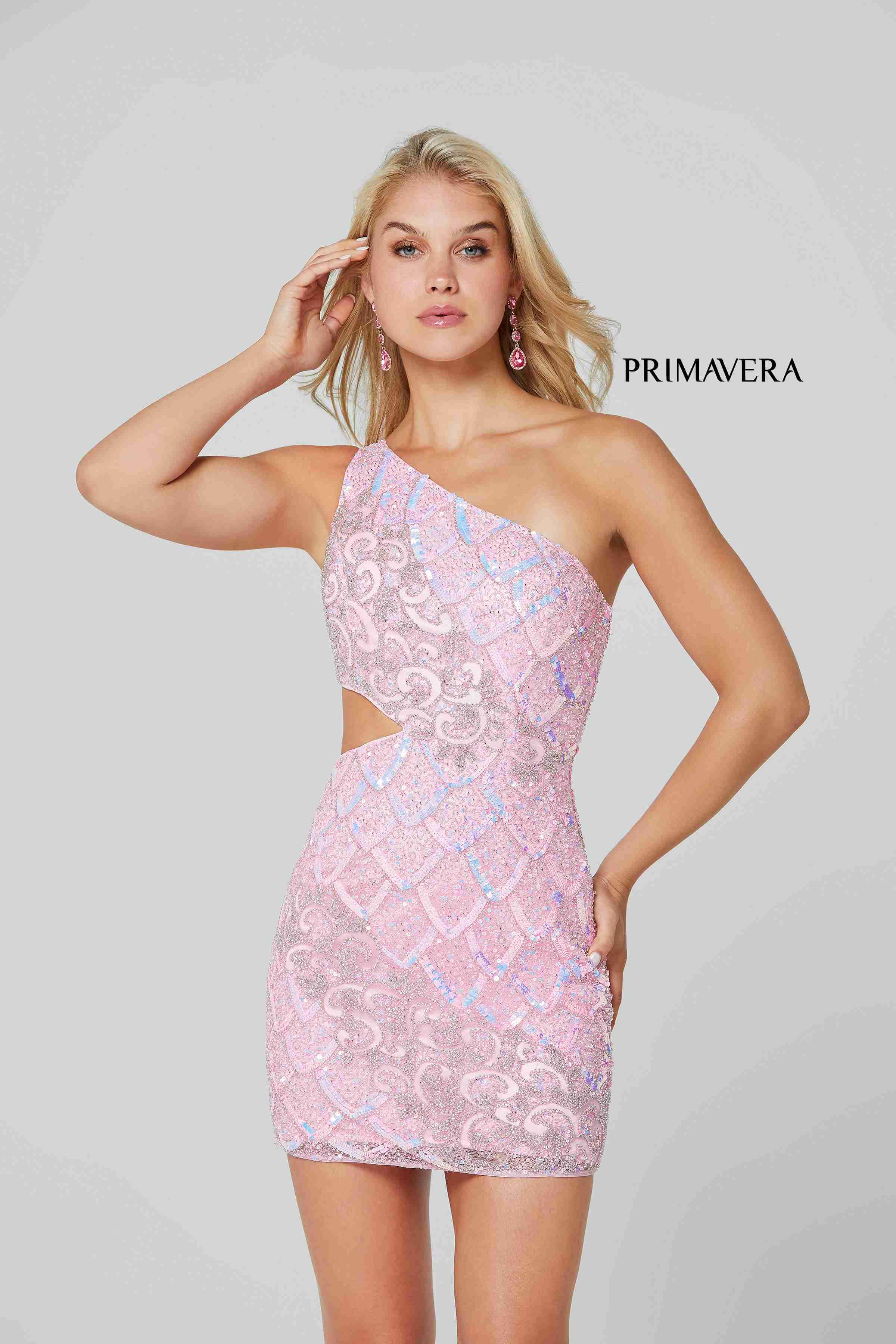 Primavera Couture Short Fitted Dress 3504