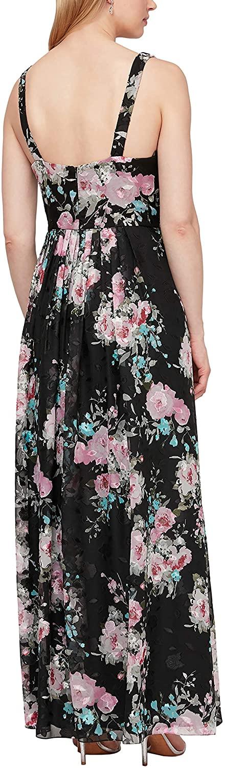 Alex Evenings AE8175872 Long Sleeveless Maxi Dress
